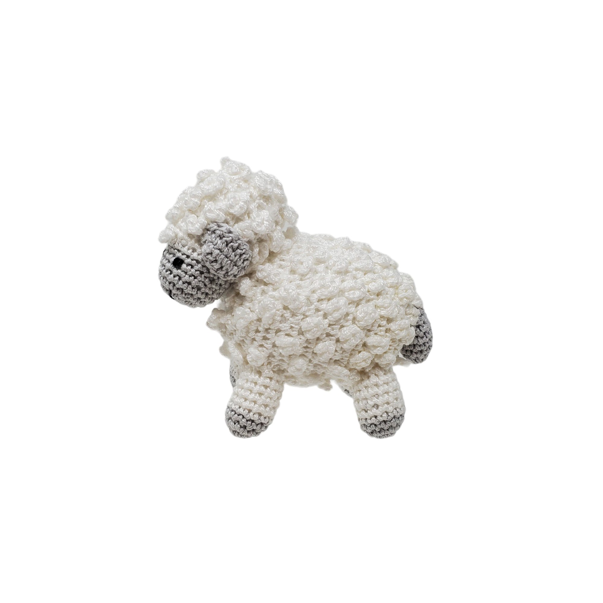 Little Crochet Lamb, White