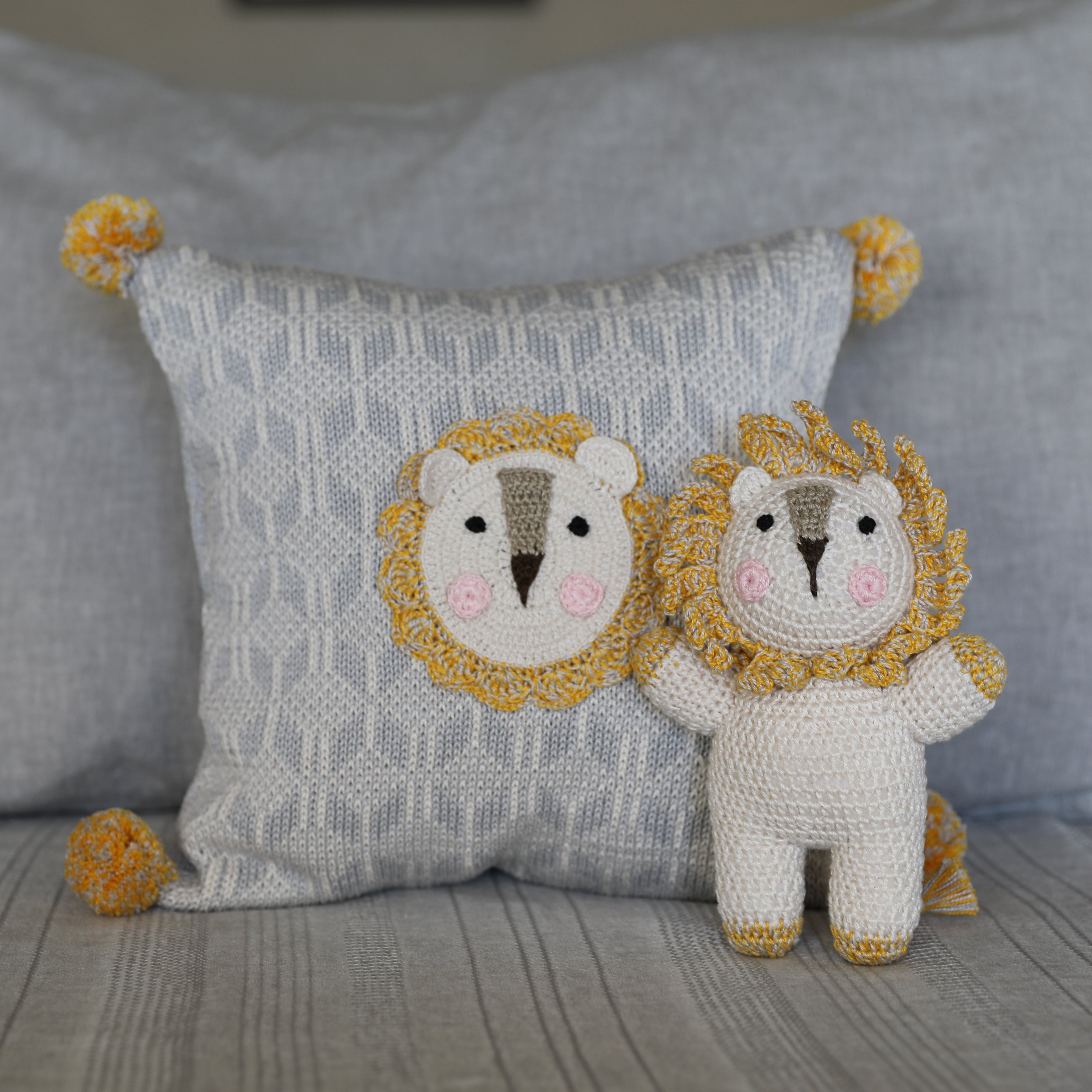 Crochet Lion Toy