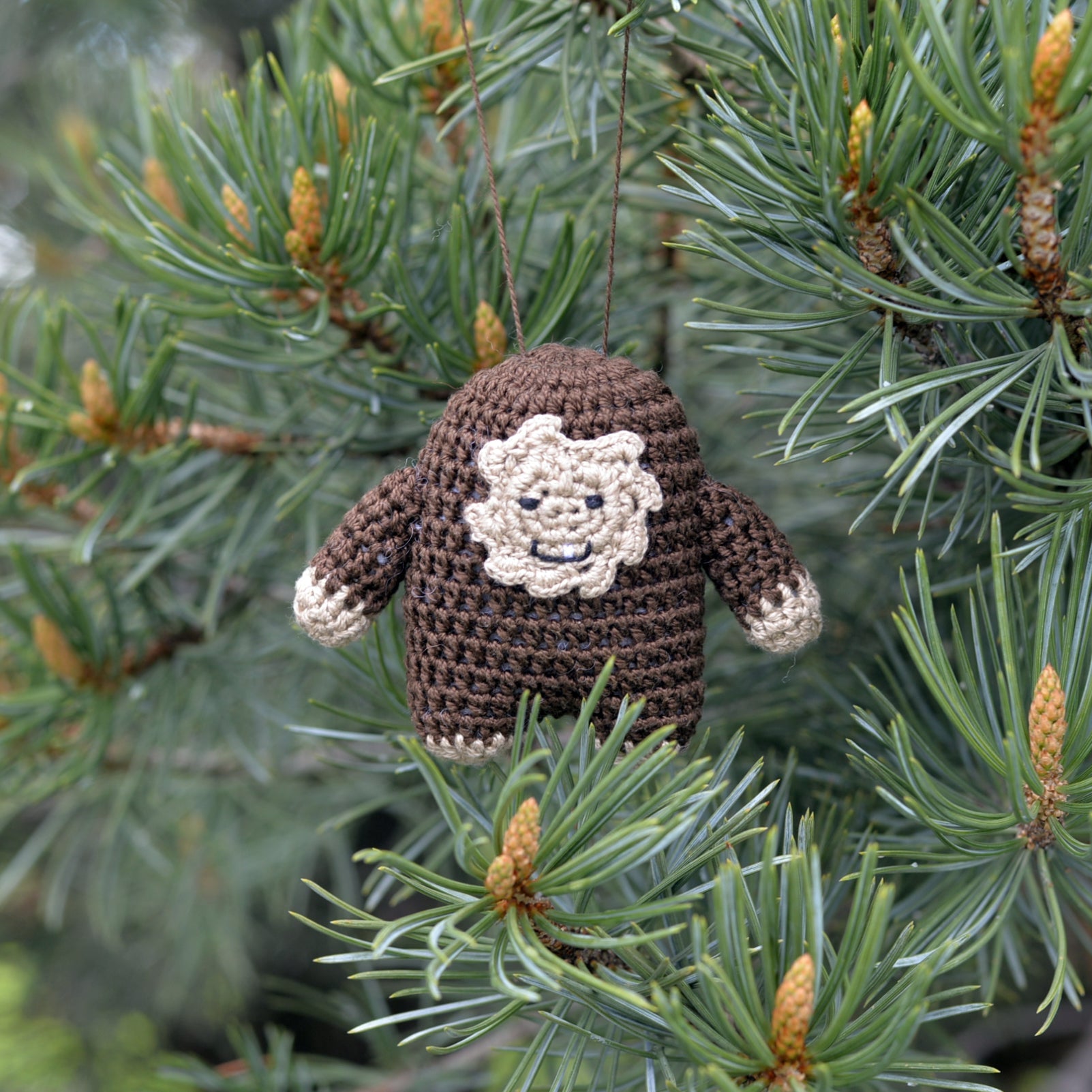 Big Foot And Yeti Ornaments, Set Of 2