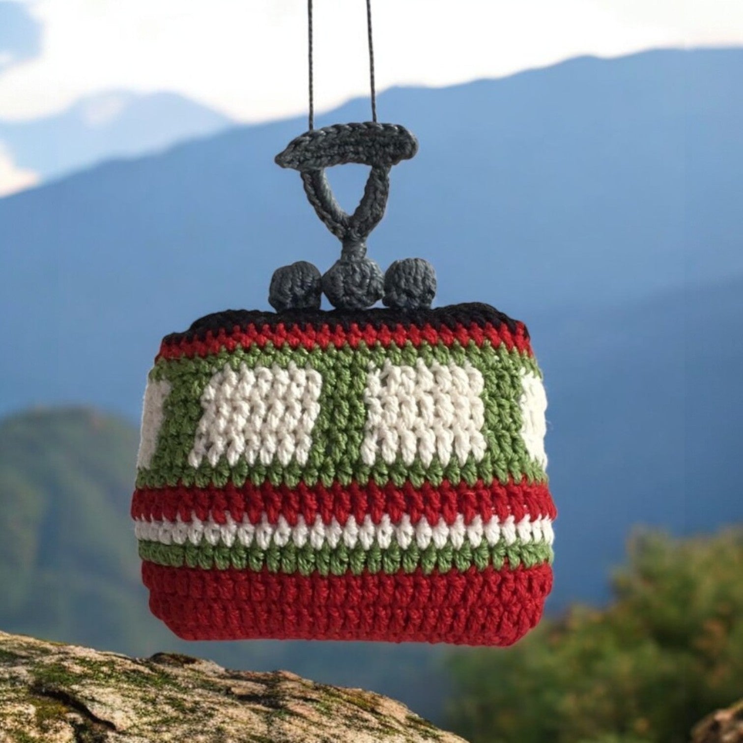 Crochet Gondola Ornament