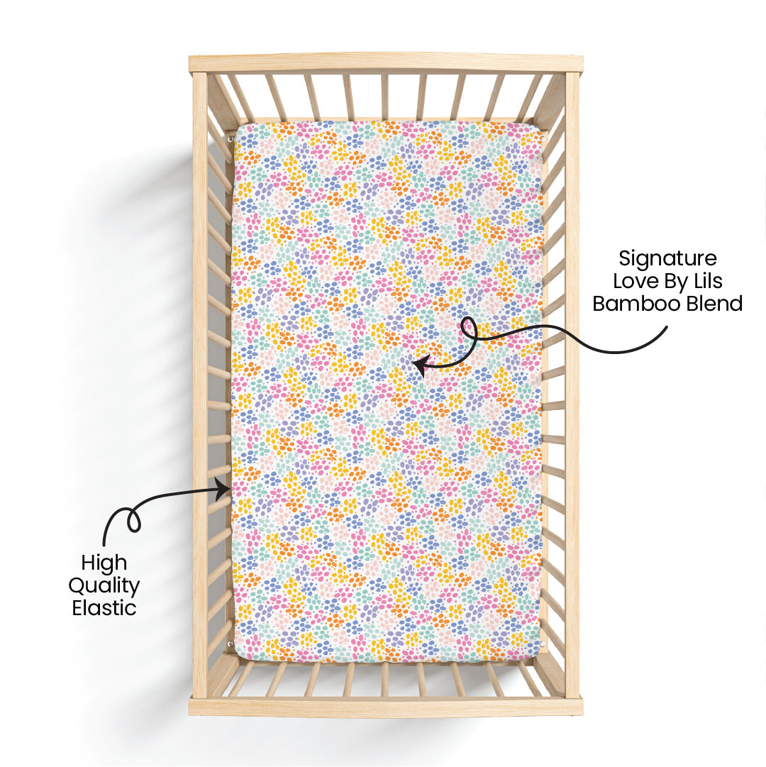 Korrie Dots Bamboo Crib Sheet