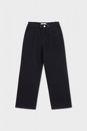Organic Cotton Recycled Polyester Pleated Pant