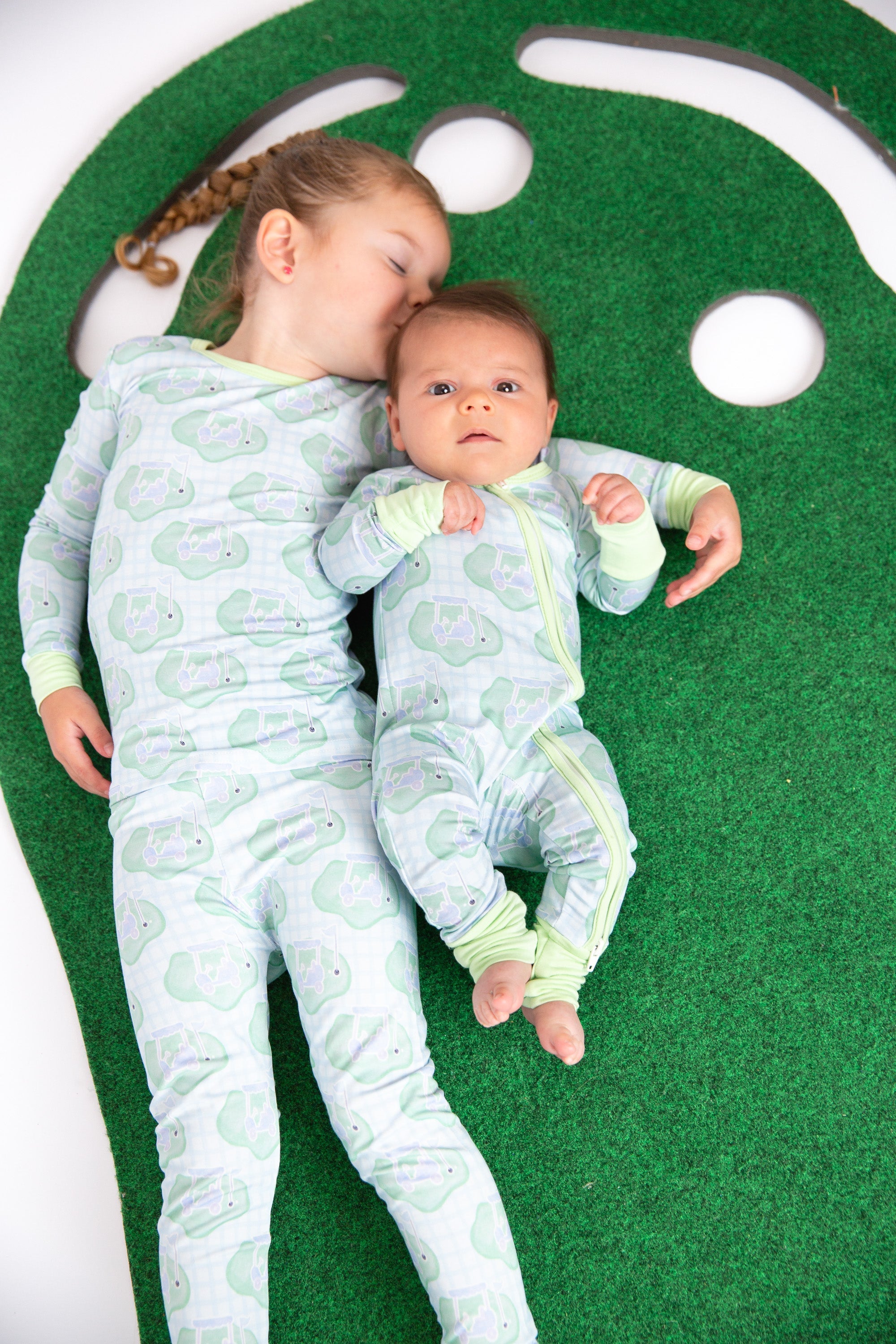 Golf Bamboo Zipper Romper