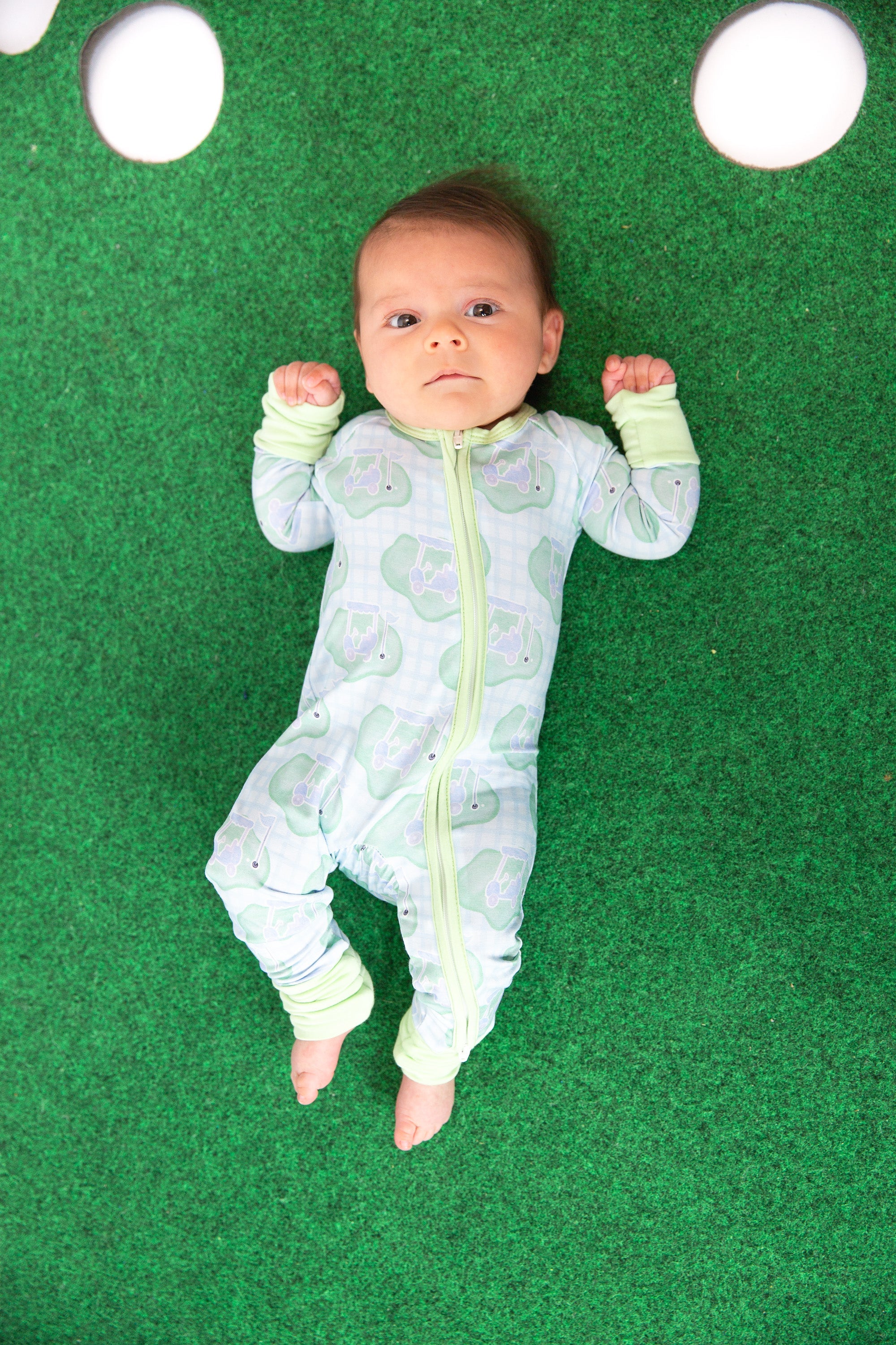 Golf Bamboo Zipper Romper