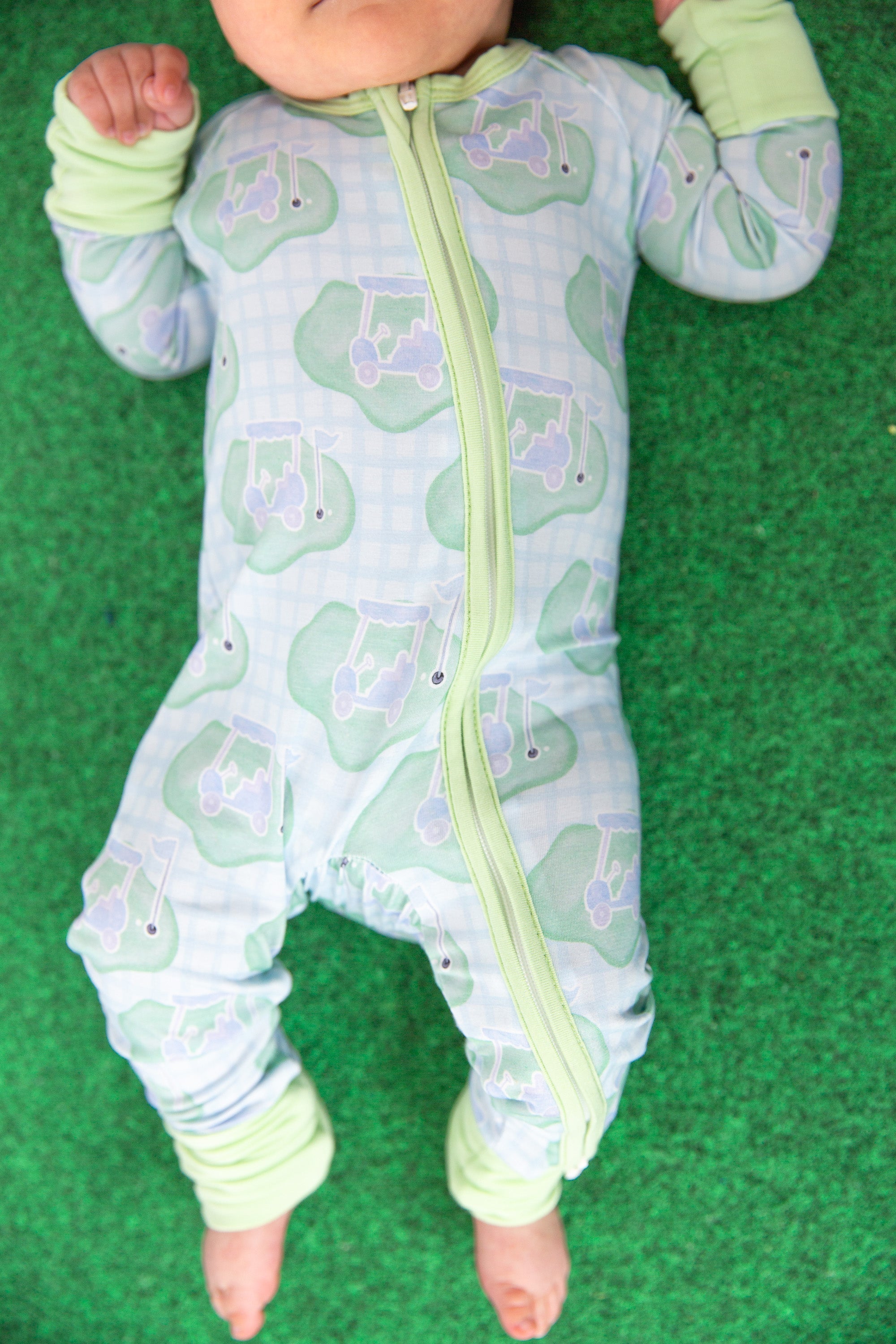Golf Bamboo Zipper Romper