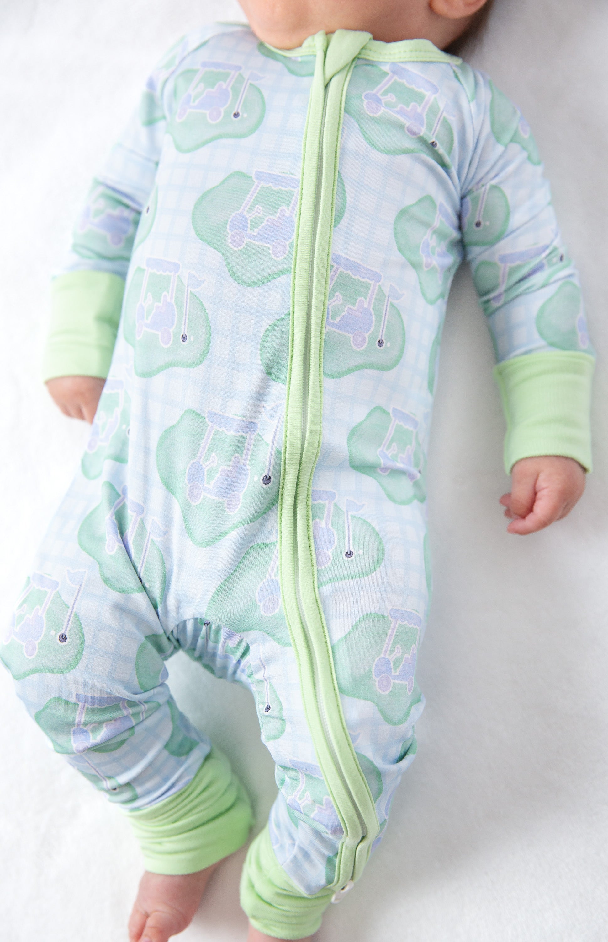 Golf Bamboo Zipper Romper