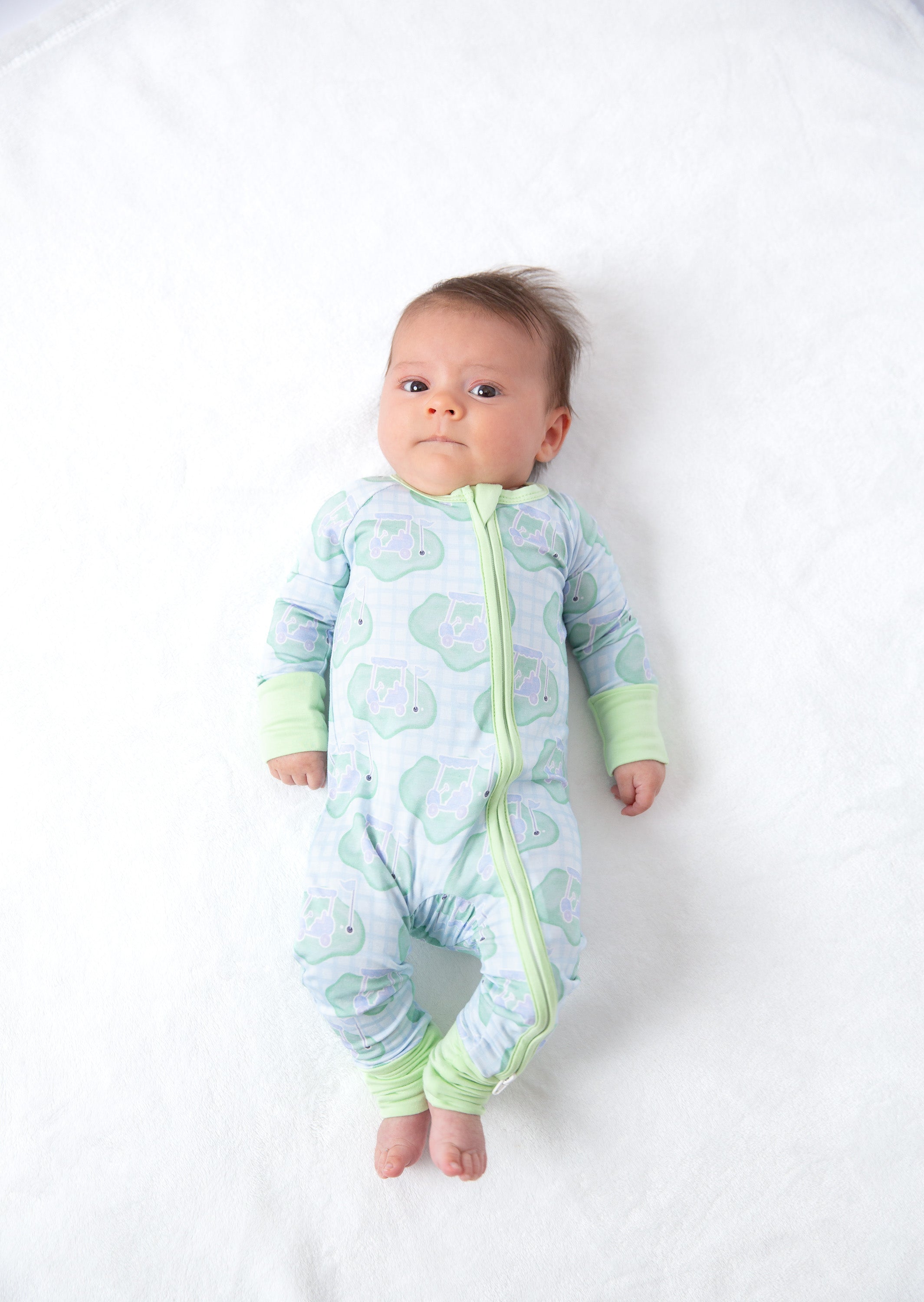 Golf Bamboo Zipper Romper