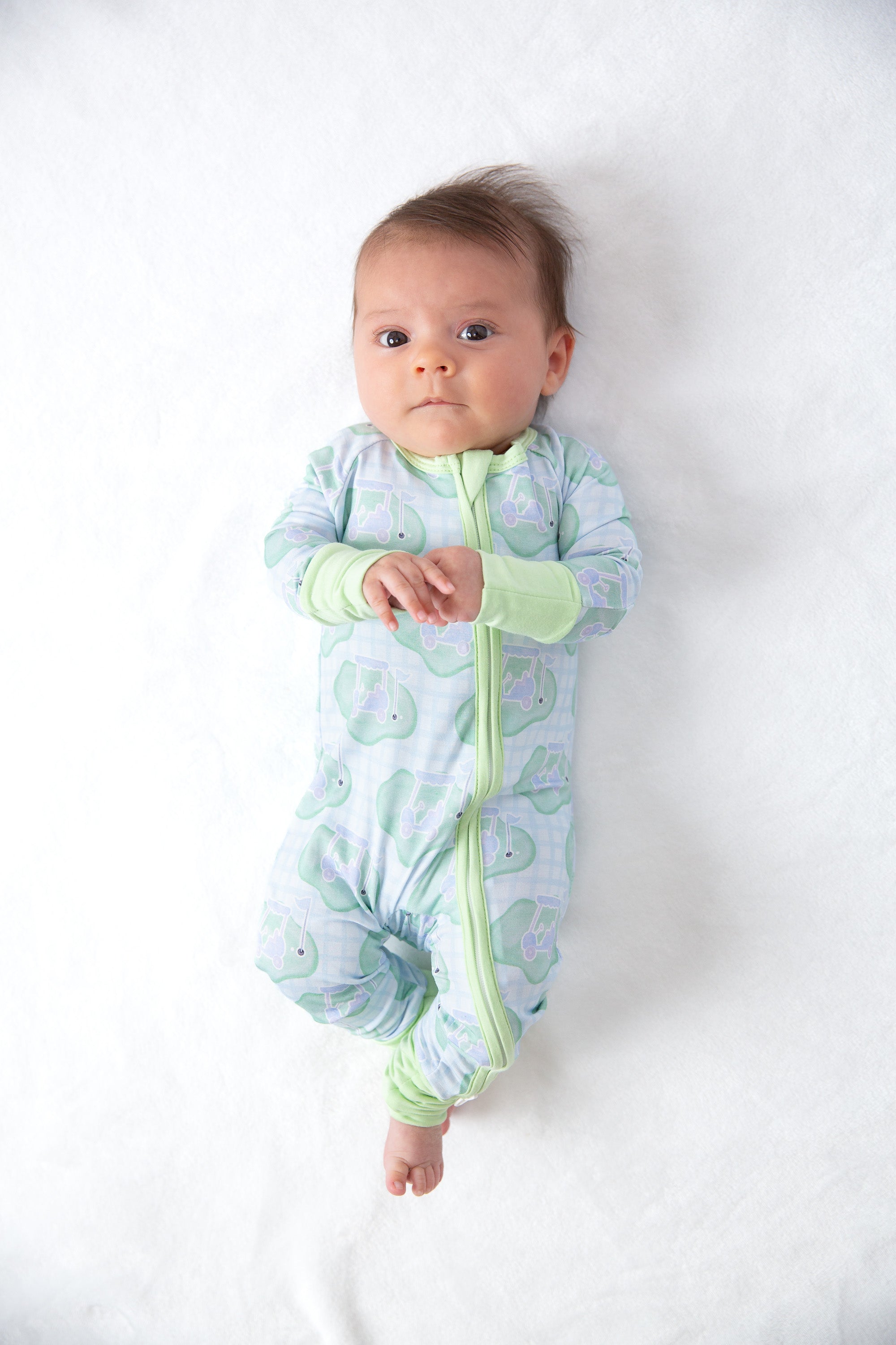 Golf Bamboo Zipper Romper