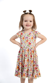 Watercolor Floral Twirl