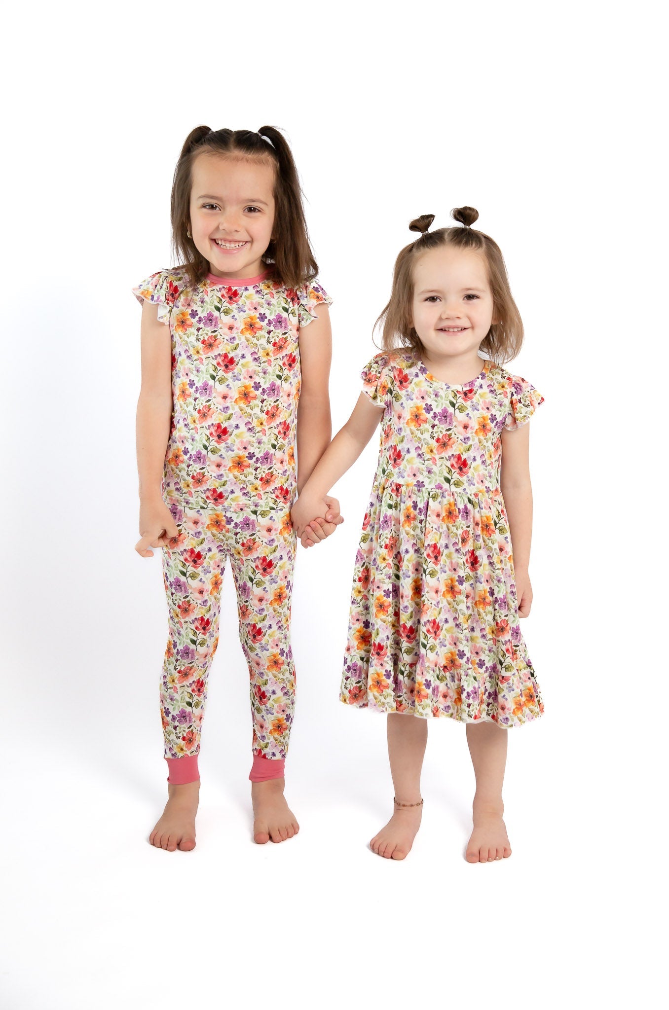 Watercolor Floral Pajama Set