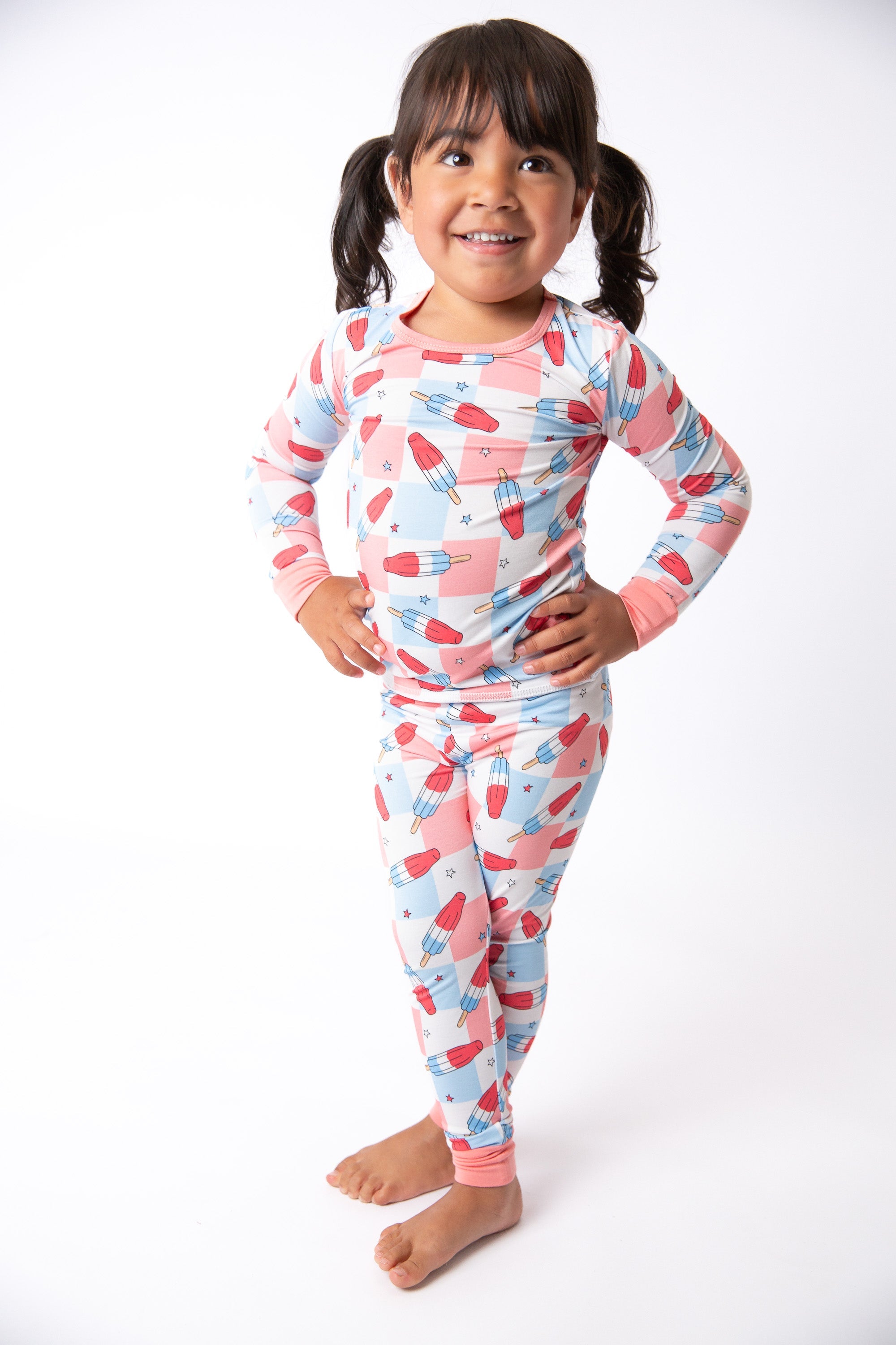 Patriotic Popsicles Bamboo Toddler 2 Piece Set