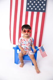 Patriotic Popsicles Bamboo 2- Piece Short Set