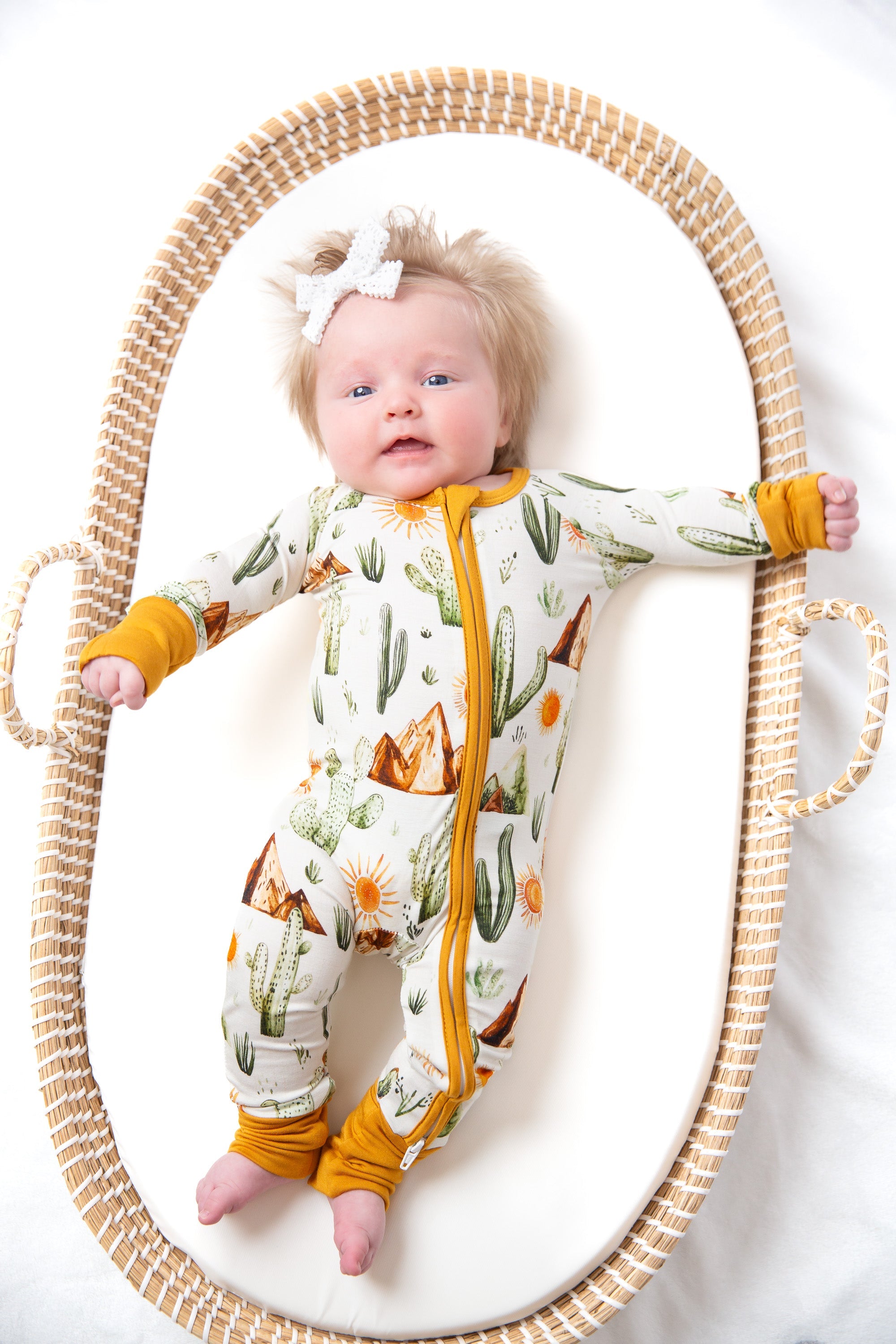 Western Desert Bamboo Zipper Romper