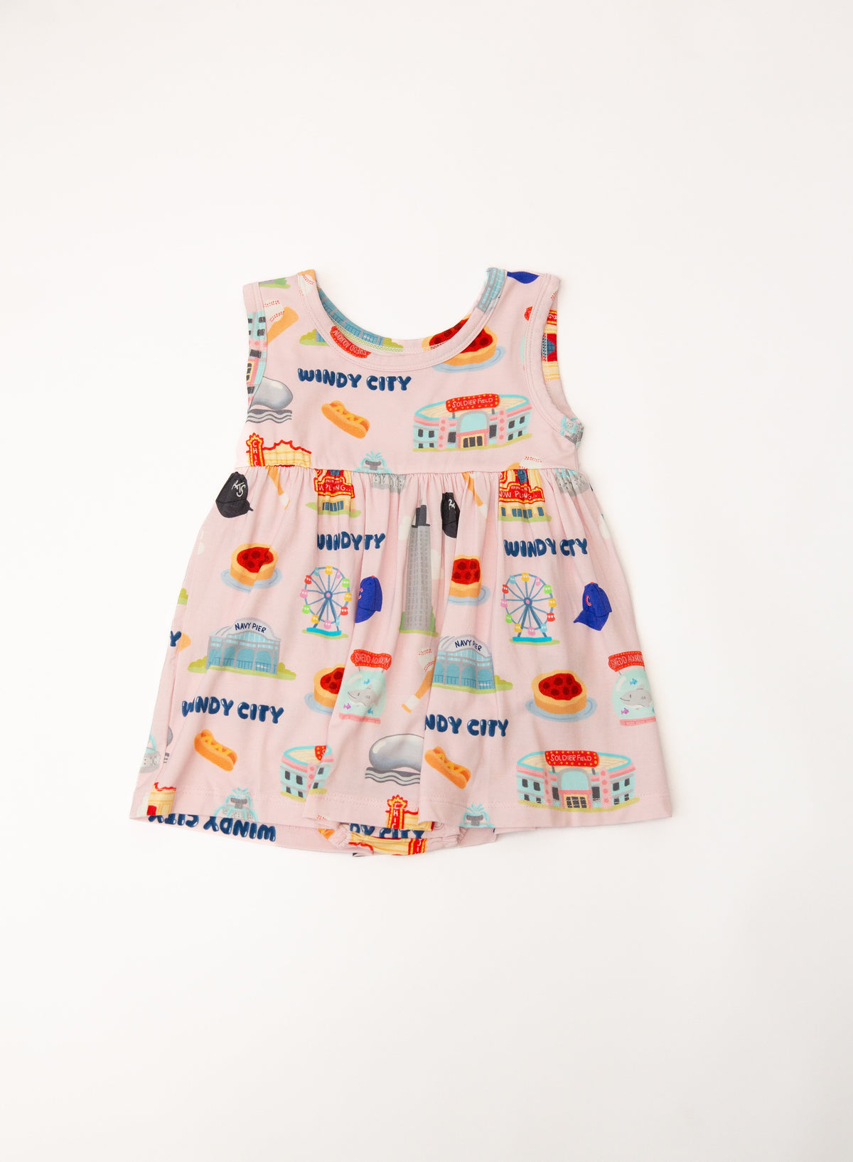 My First Windy City Bamboo Bubble Romper