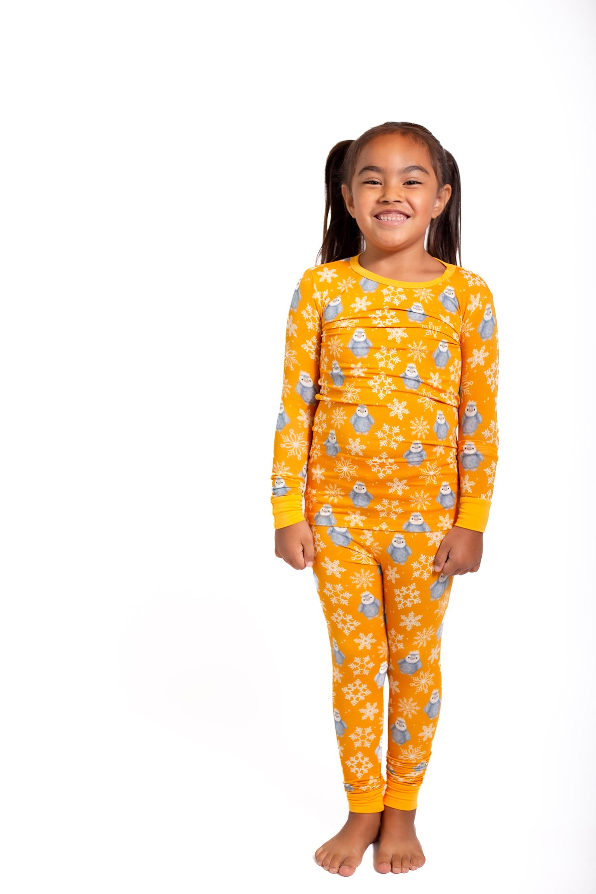 My First Snow Fall- Penguin 2 Piece Pajamas