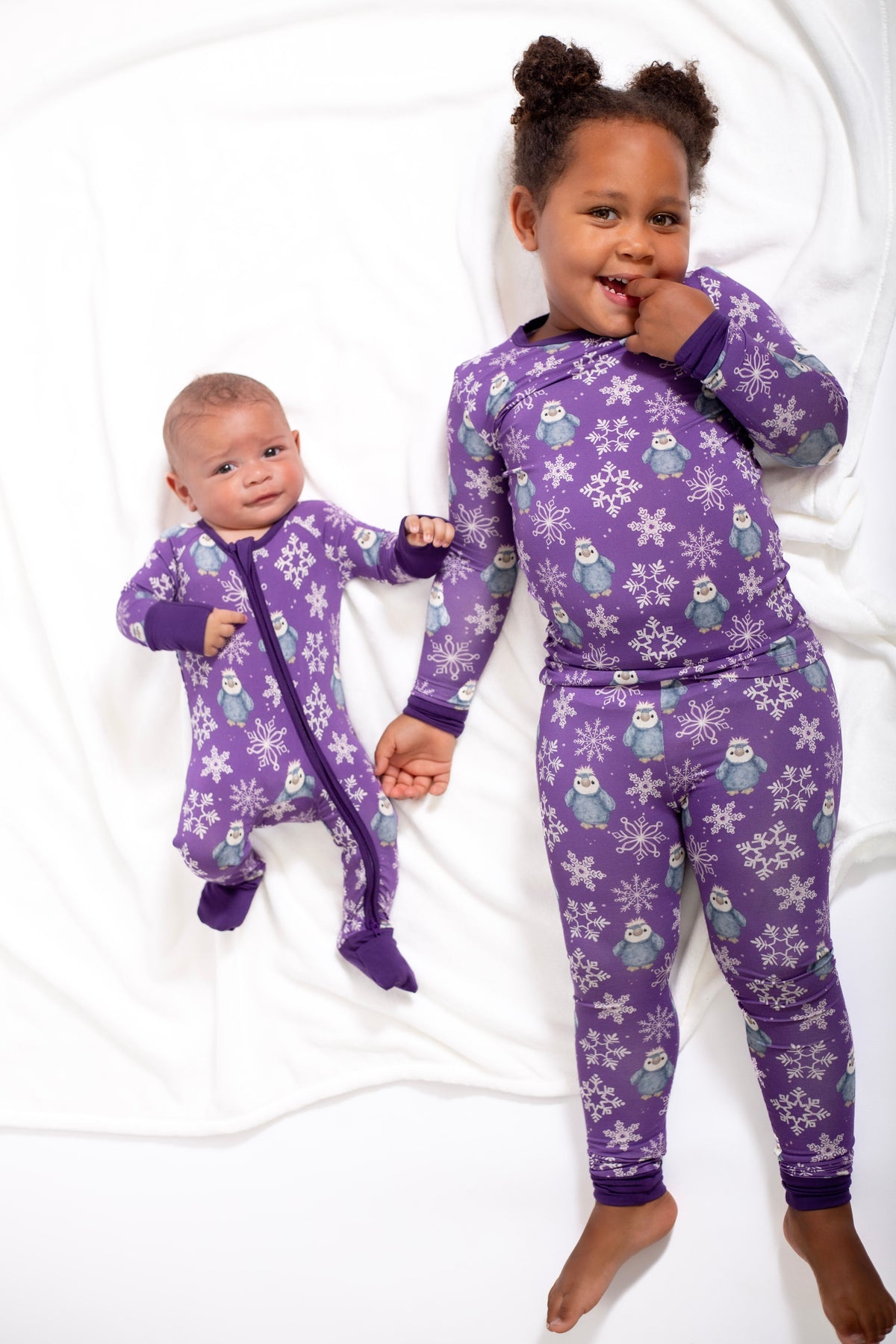 My First Snow Fall - Penguin Onesies