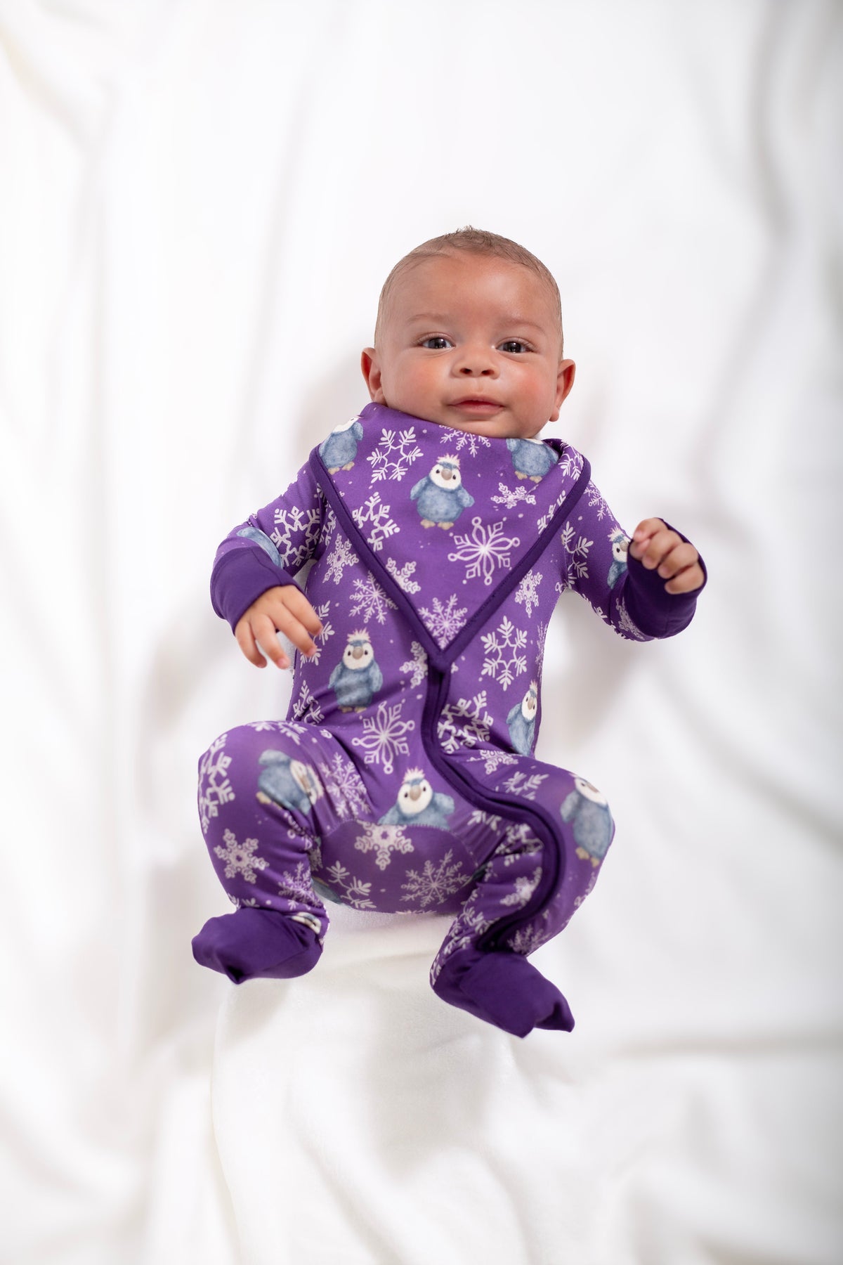 My First Snow Fall - Penguin Onesies
