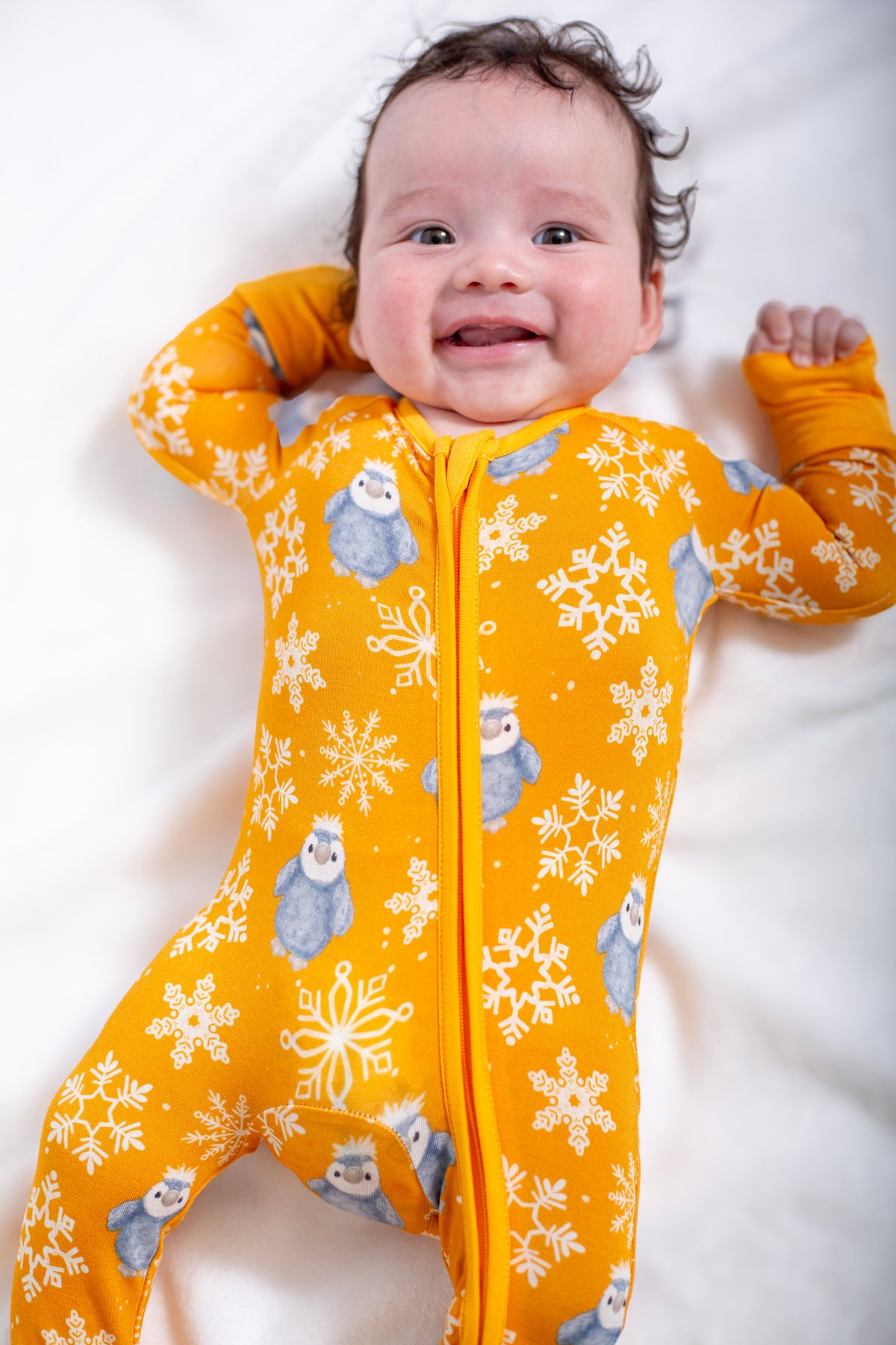 My First Snow Fall - Penguin Onesies