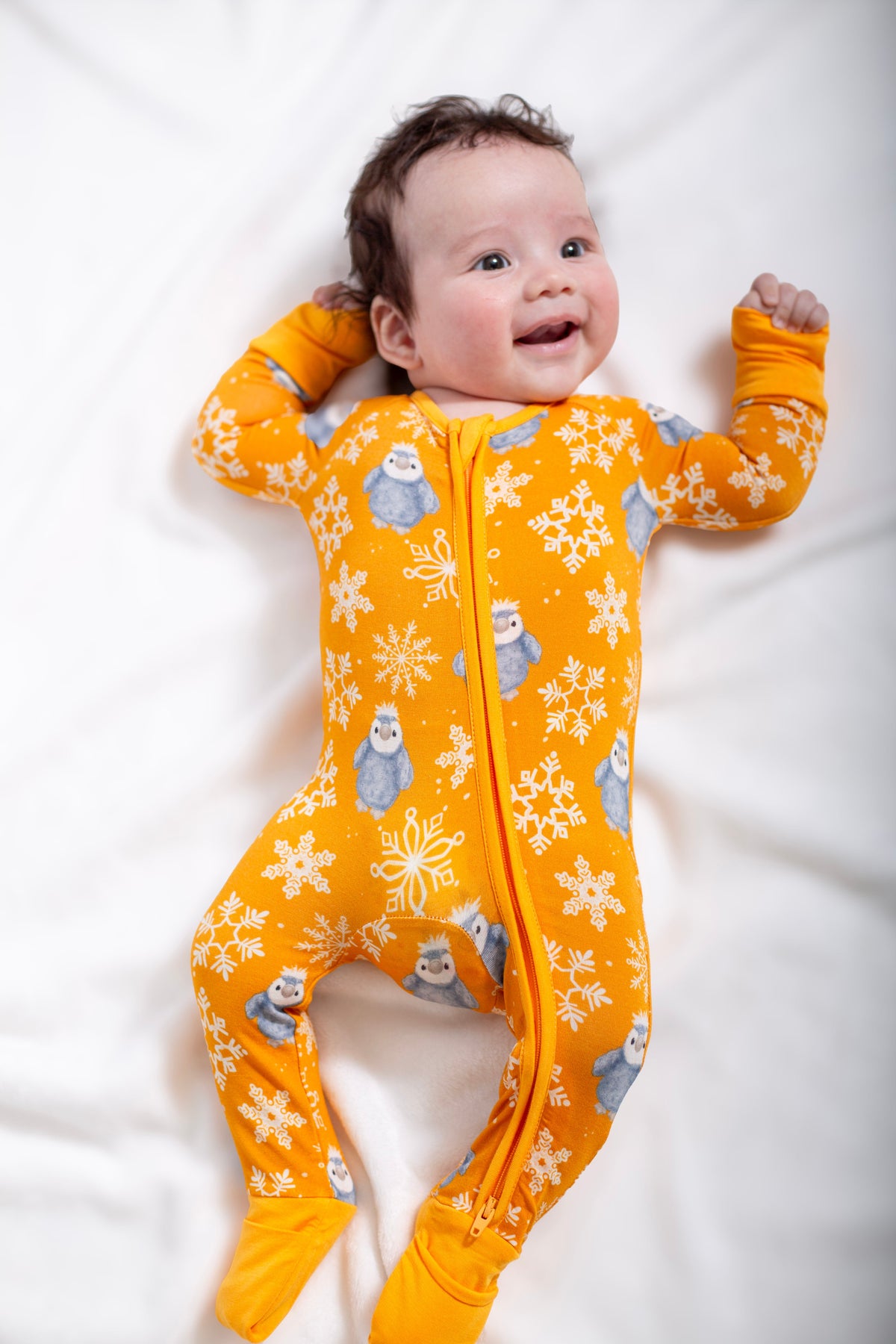 My First Snow Fall - Penguin Onesies