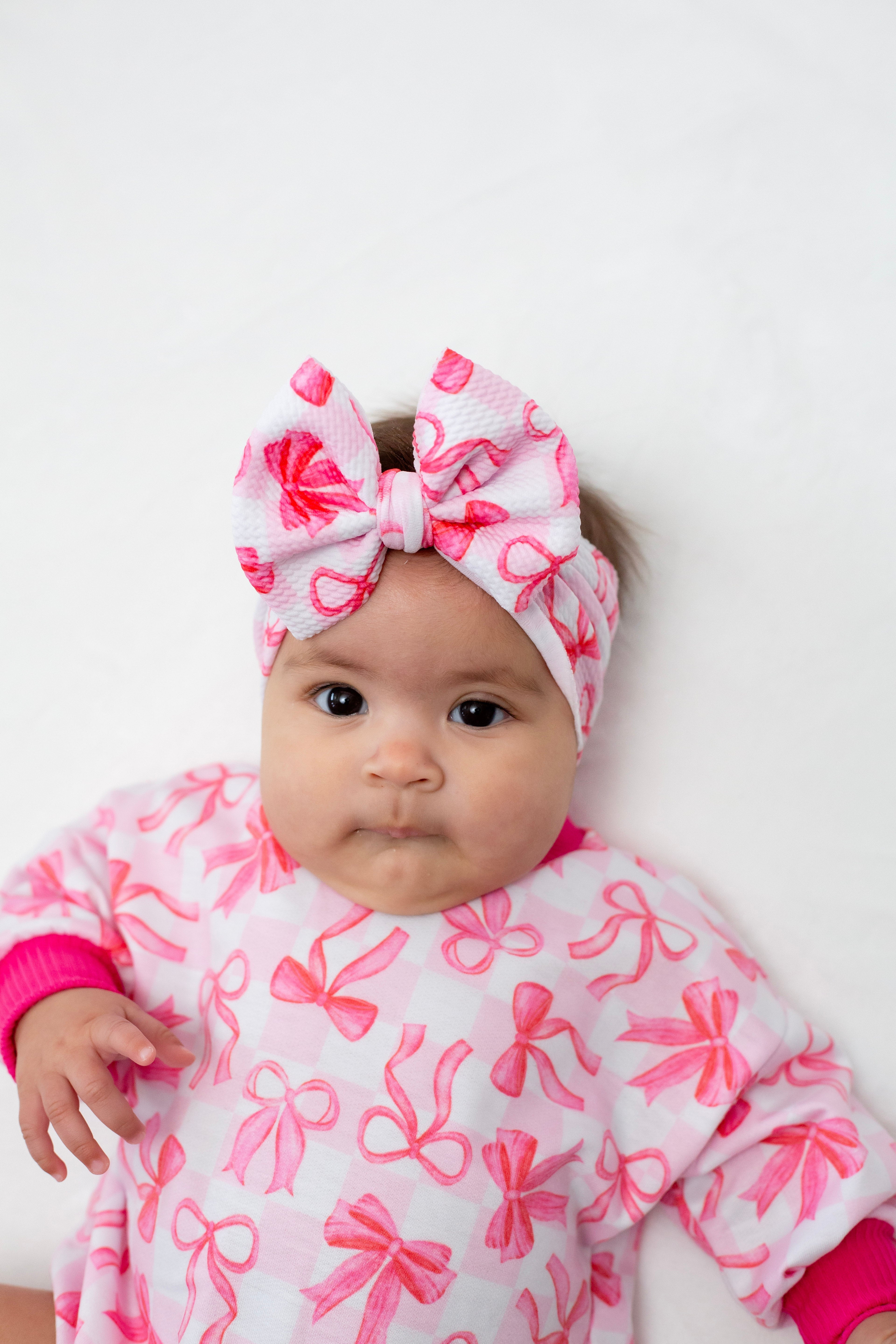 Pink Bows Headwrap Bow