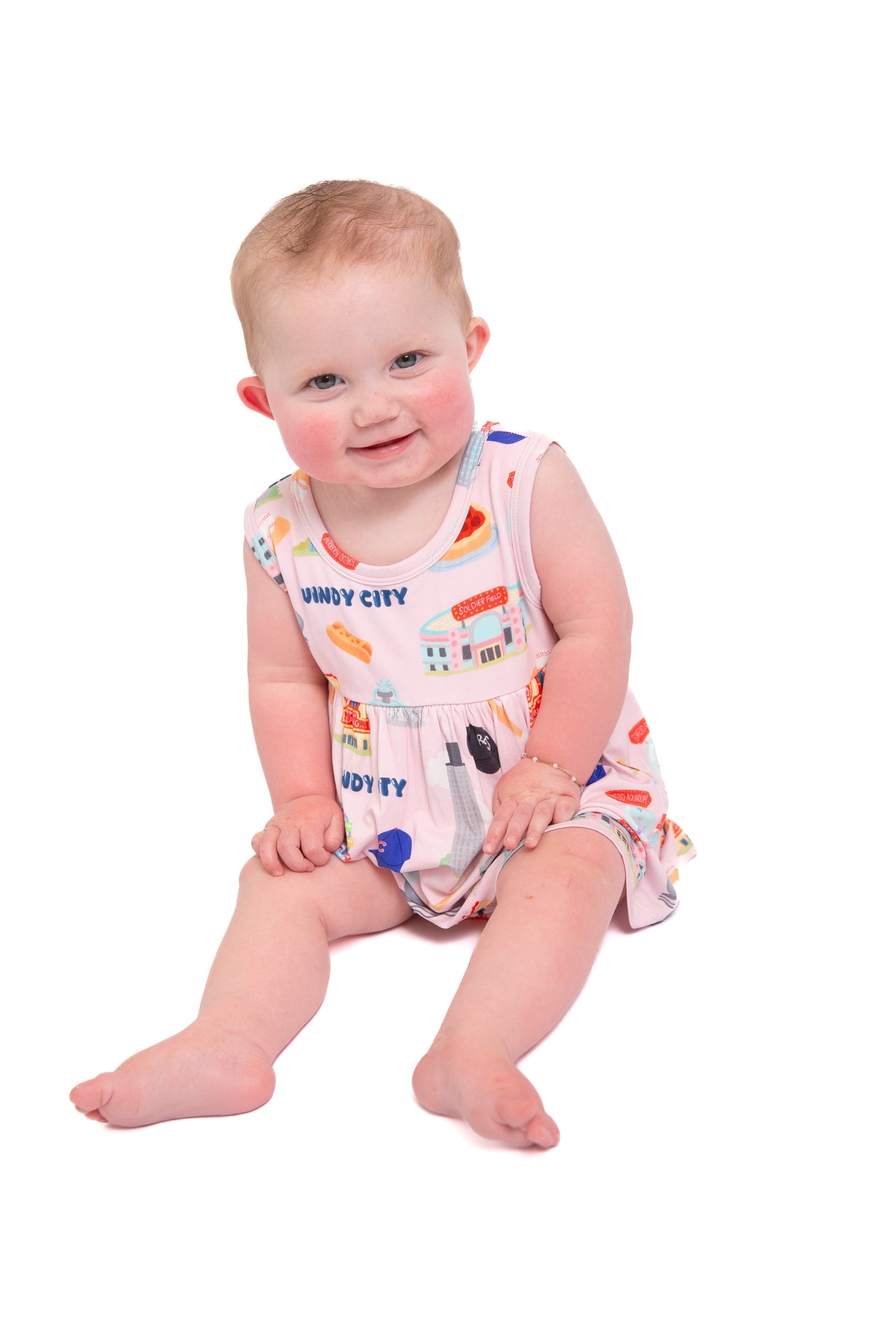 My First Windy City Bamboo Bubble Romper