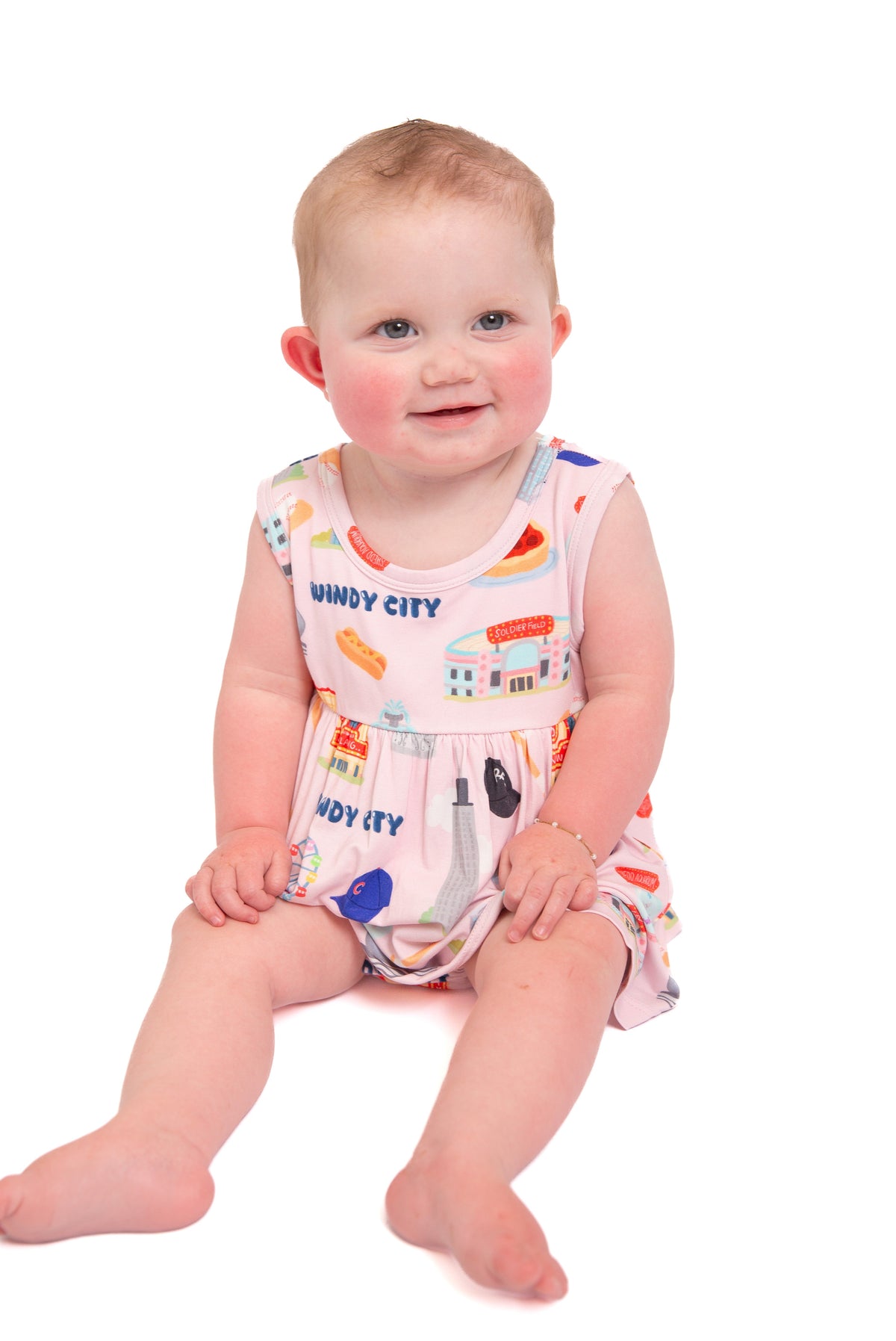 My First Windy City Bamboo Bubble Romper