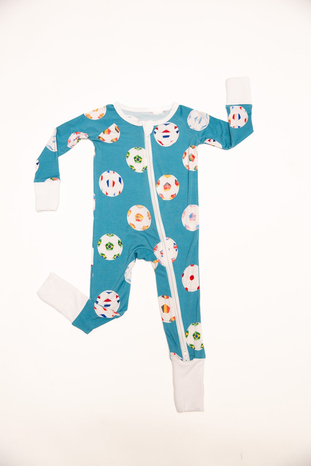My Soccer Outfit Bamboo Baby Onesie | Soccer Baby Outfit