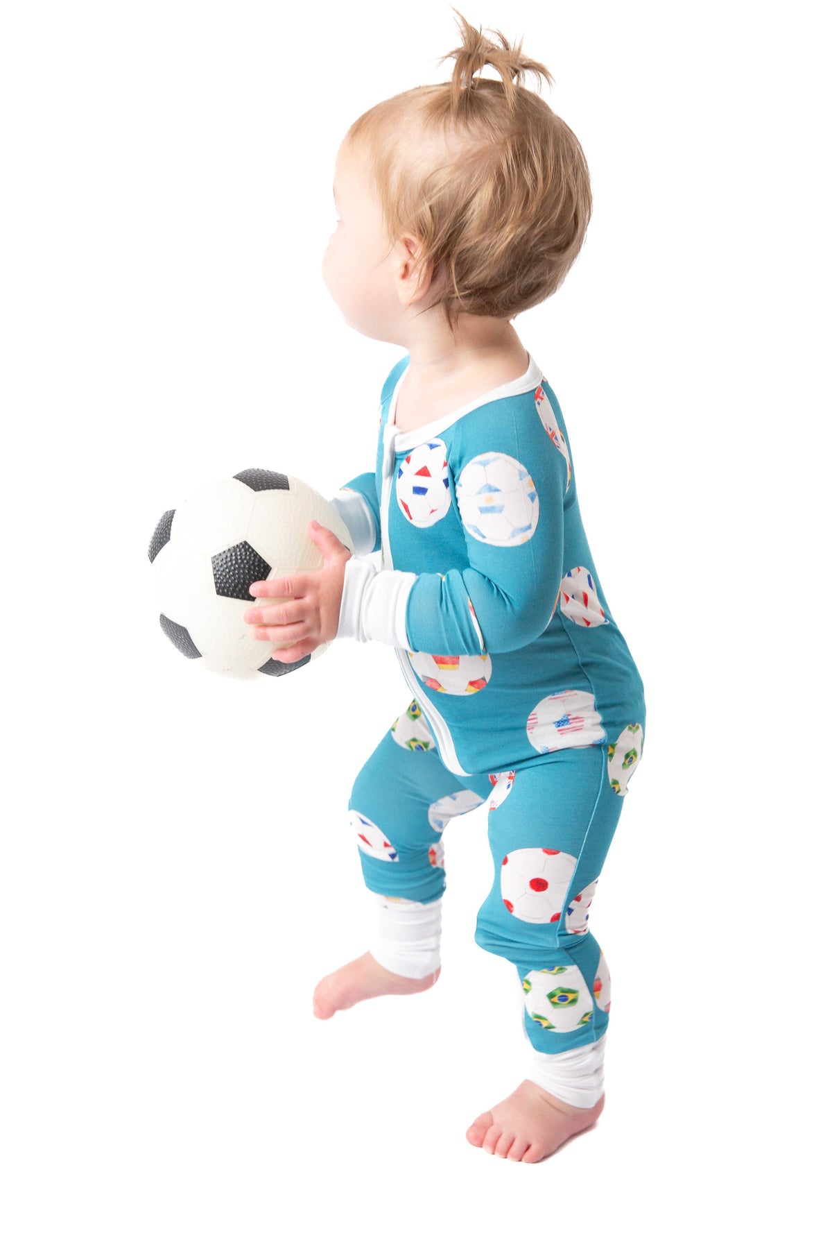 My Soccer Outfit Bamboo Baby Onesie | Soccer Baby Outfit