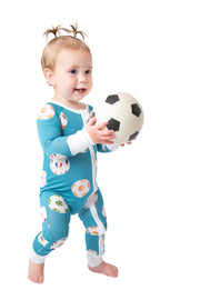 My Soccer Outfit Bamboo Baby Onesie | Soccer Baby Outfit