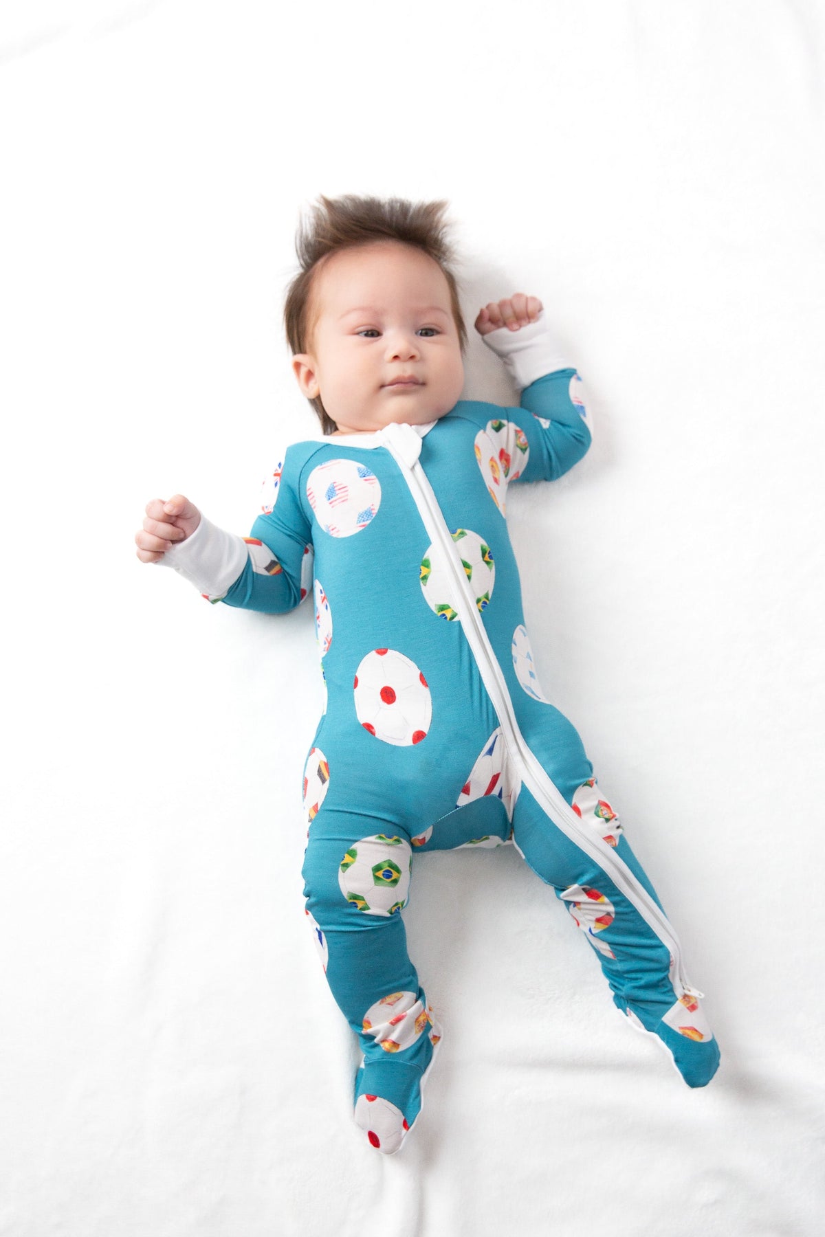 My Soccer Outfit Bamboo Baby Onesie | Soccer Baby Outfit