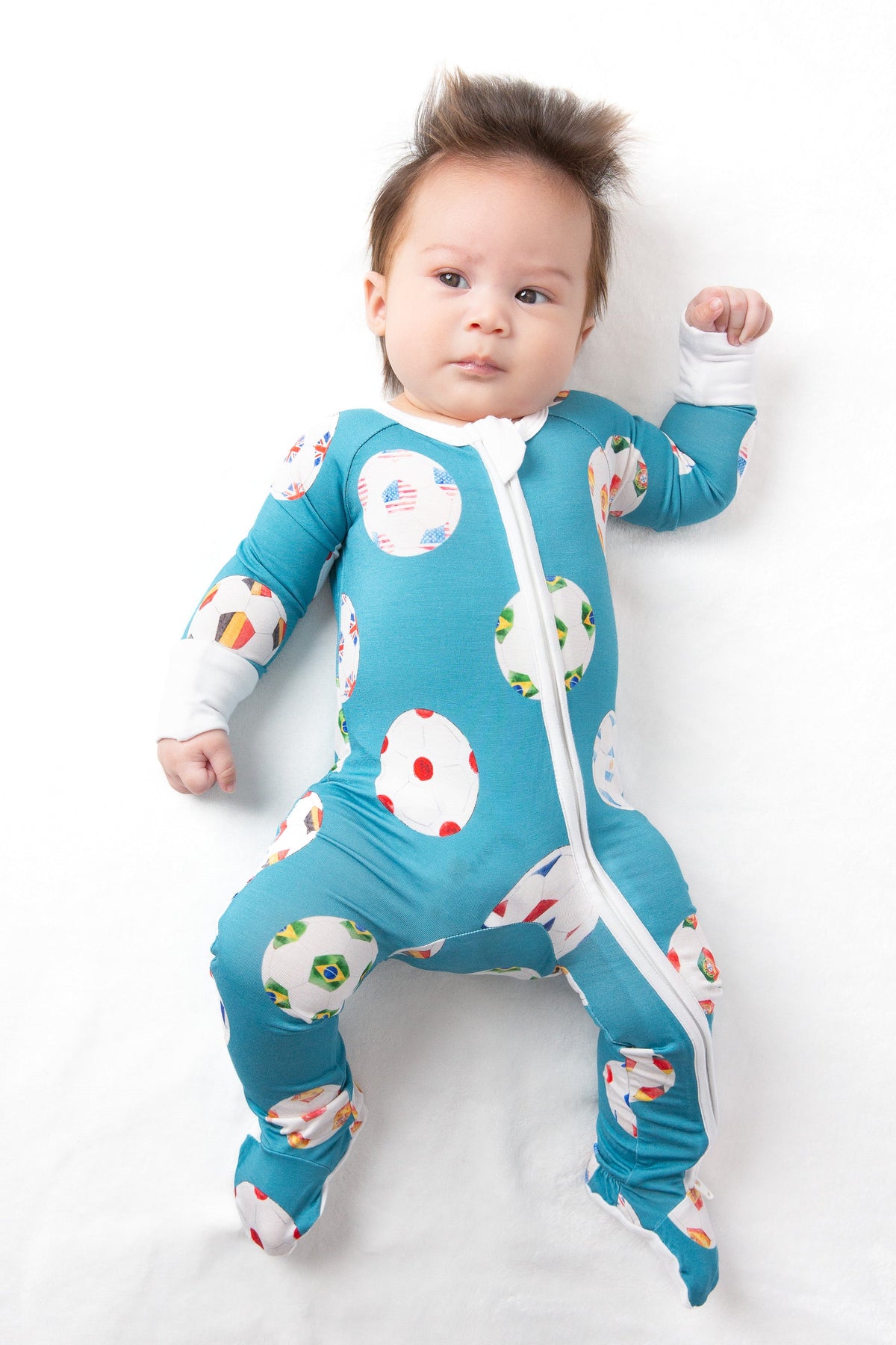 My Soccer Outfit Bamboo Baby Onesie | Soccer Baby Outfit