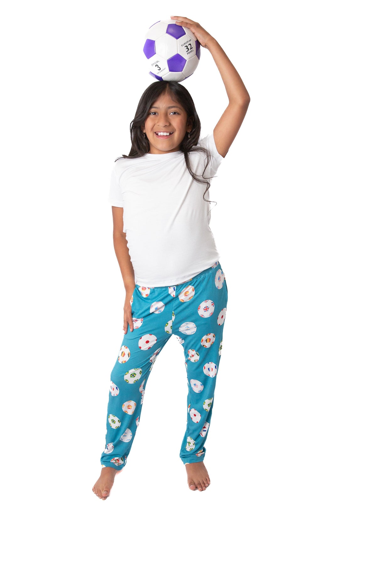 My First Soccer Pajamas For Kids Ages 7–12 | Bamboo Pj Set