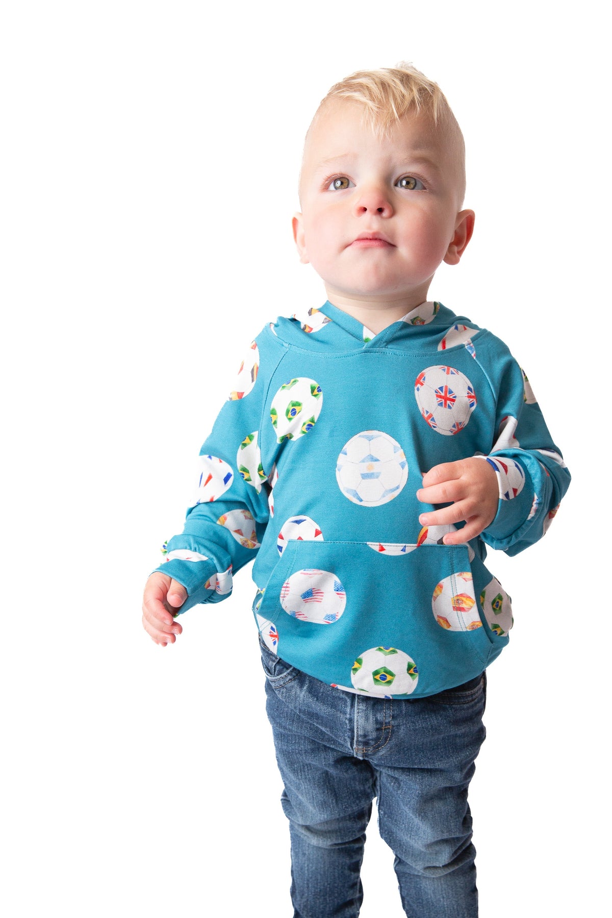 My First Soccer Outfit Bamboo Soccer Hoodie | Unisex Kids Hoodie Ages 18m–6y