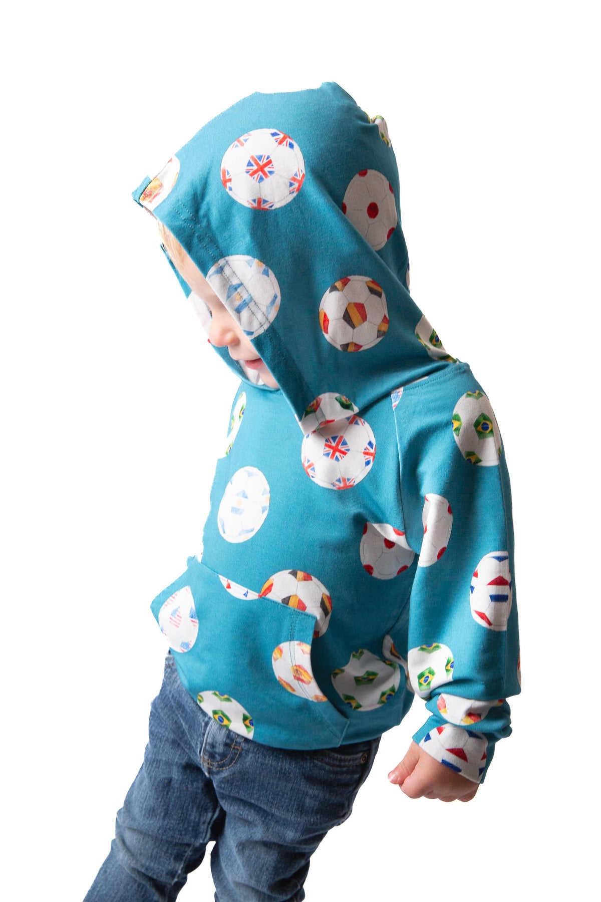 My First Soccer Outfit Bamboo Soccer Hoodie | Unisex Kids Hoodie Ages 18m–6y