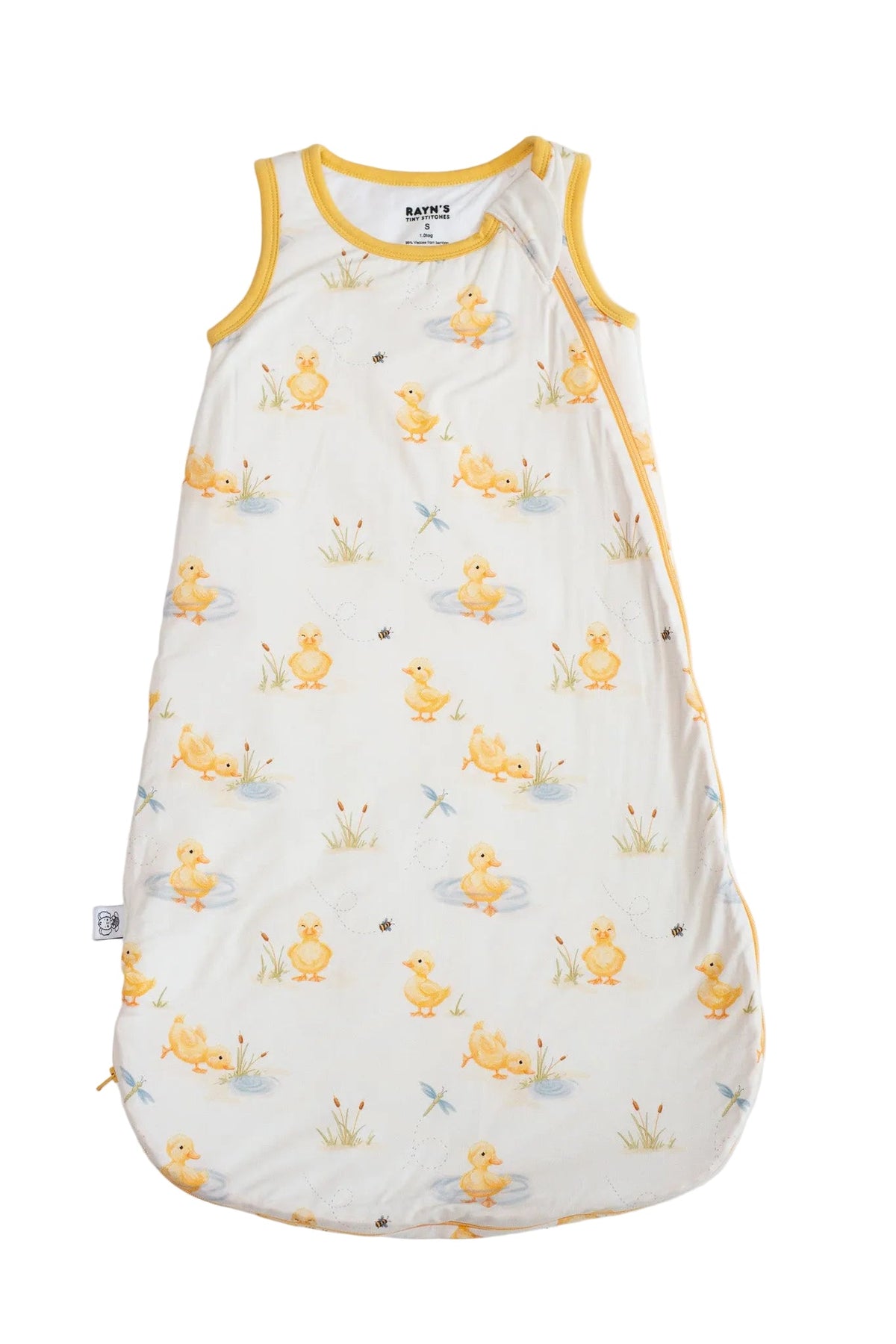 My First Waddle Bamboo Sleep Sacks- Duck Print Double Zip