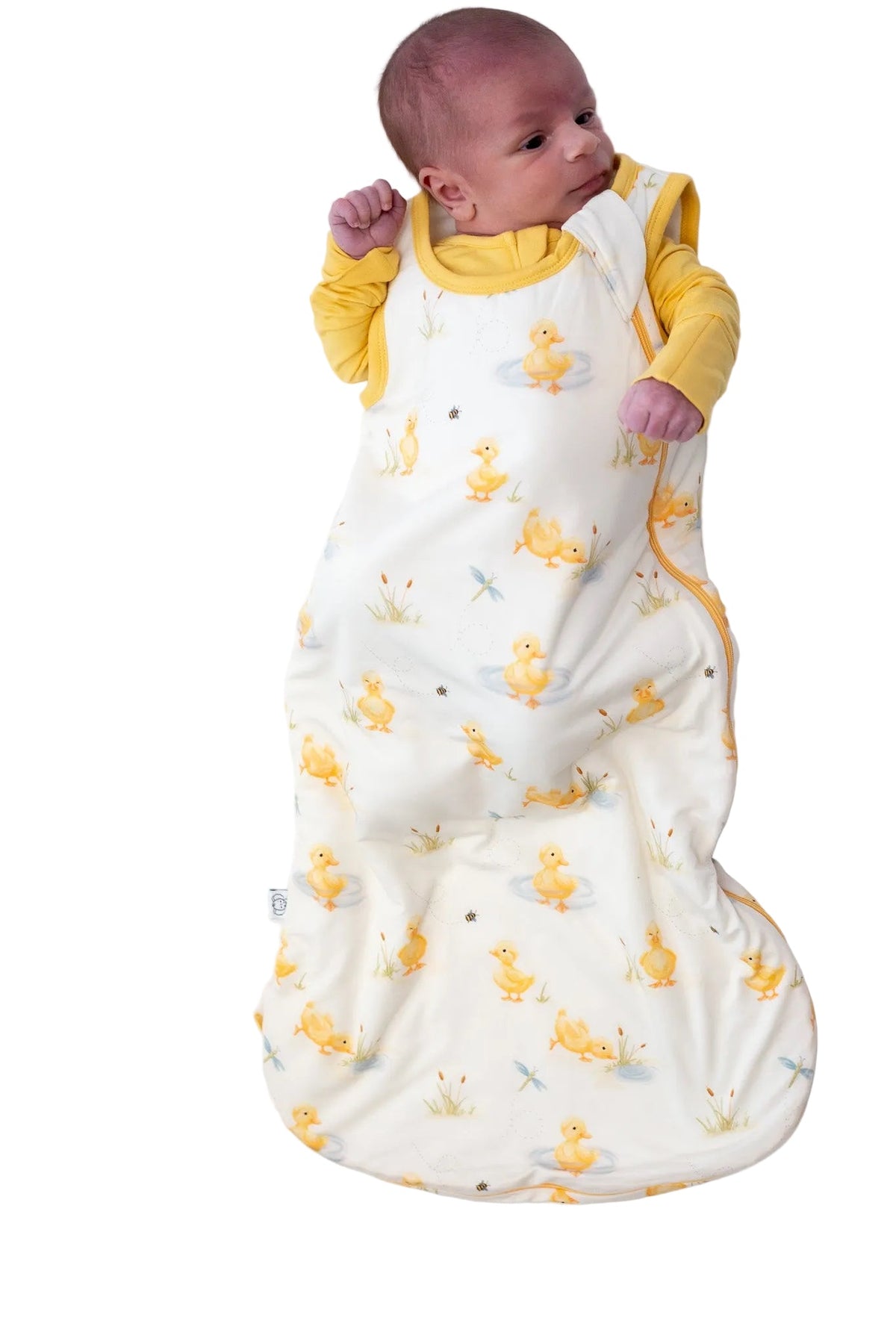 My First Waddle Bamboo Sleep Sacks- Duck Print Double Zip
