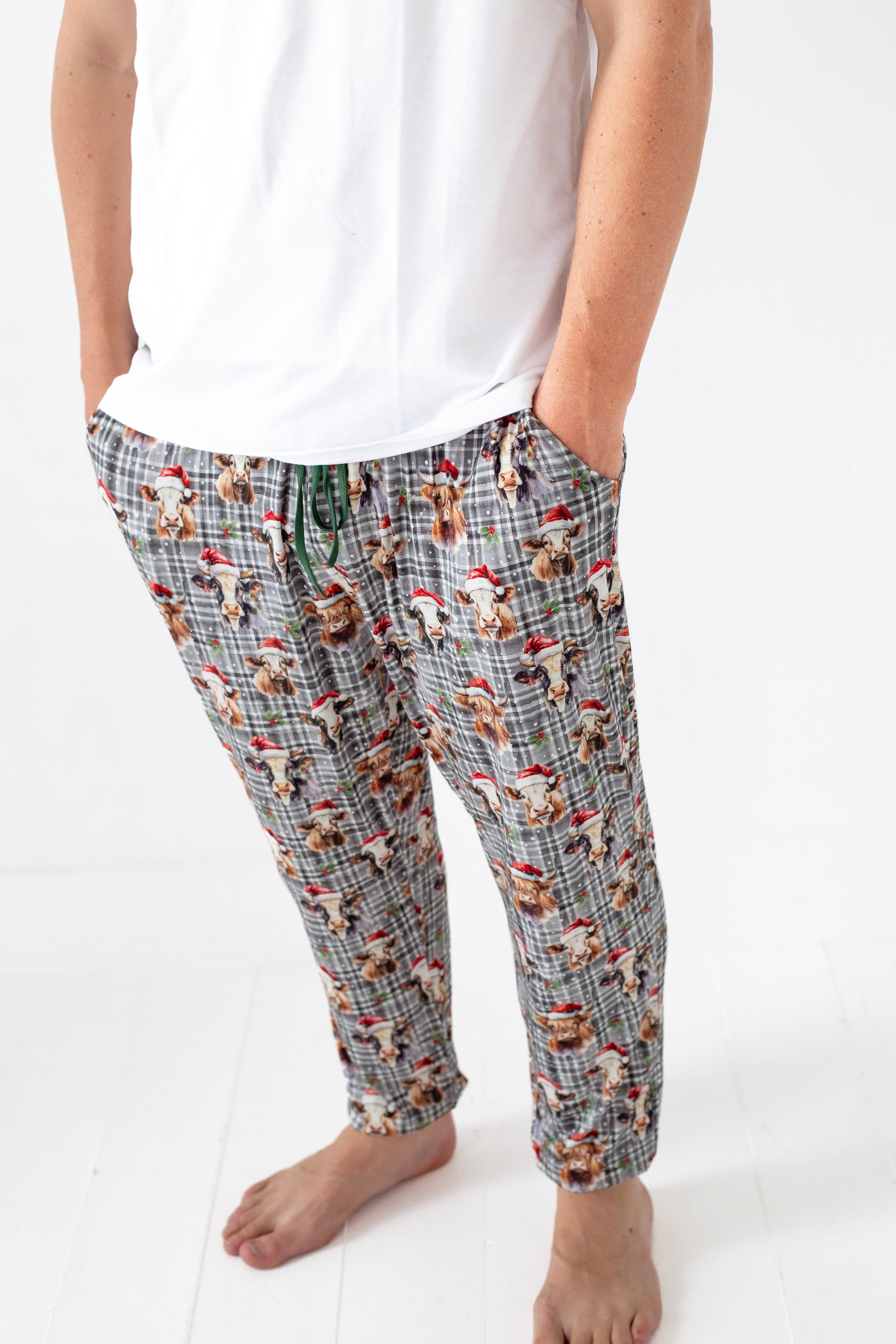 Christmas Cows Adult Joggers