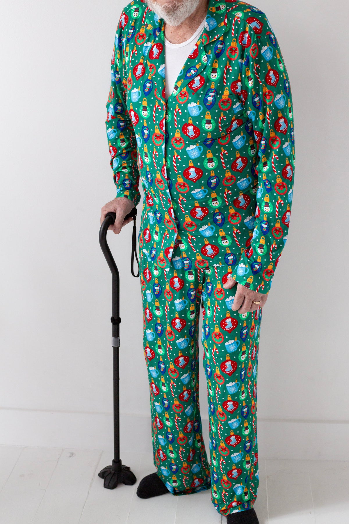 My First Christmas Bamboo Pajamas- Men 2 Piece