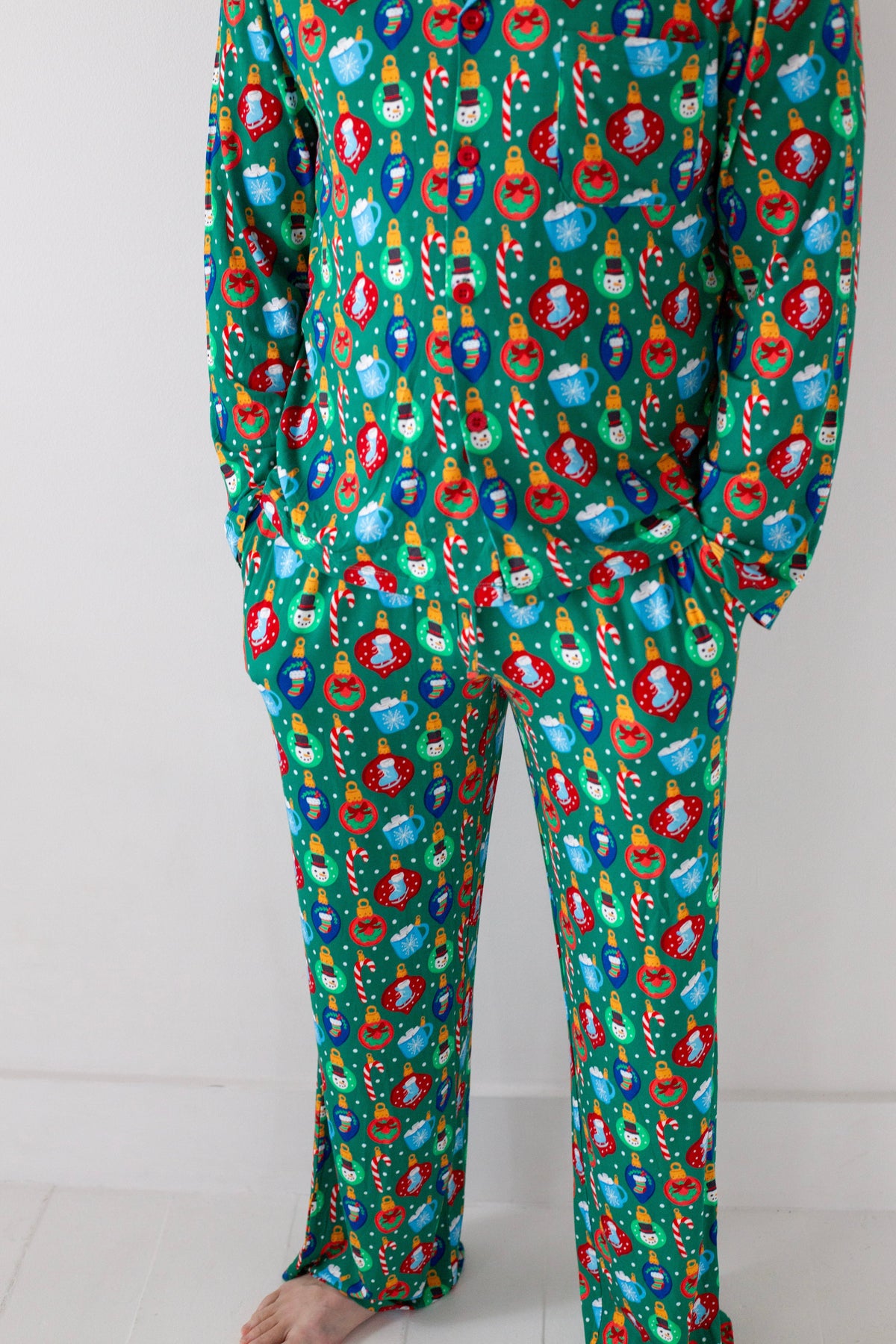 My First Christmas Bamboo Pajamas- Men 2 Piece