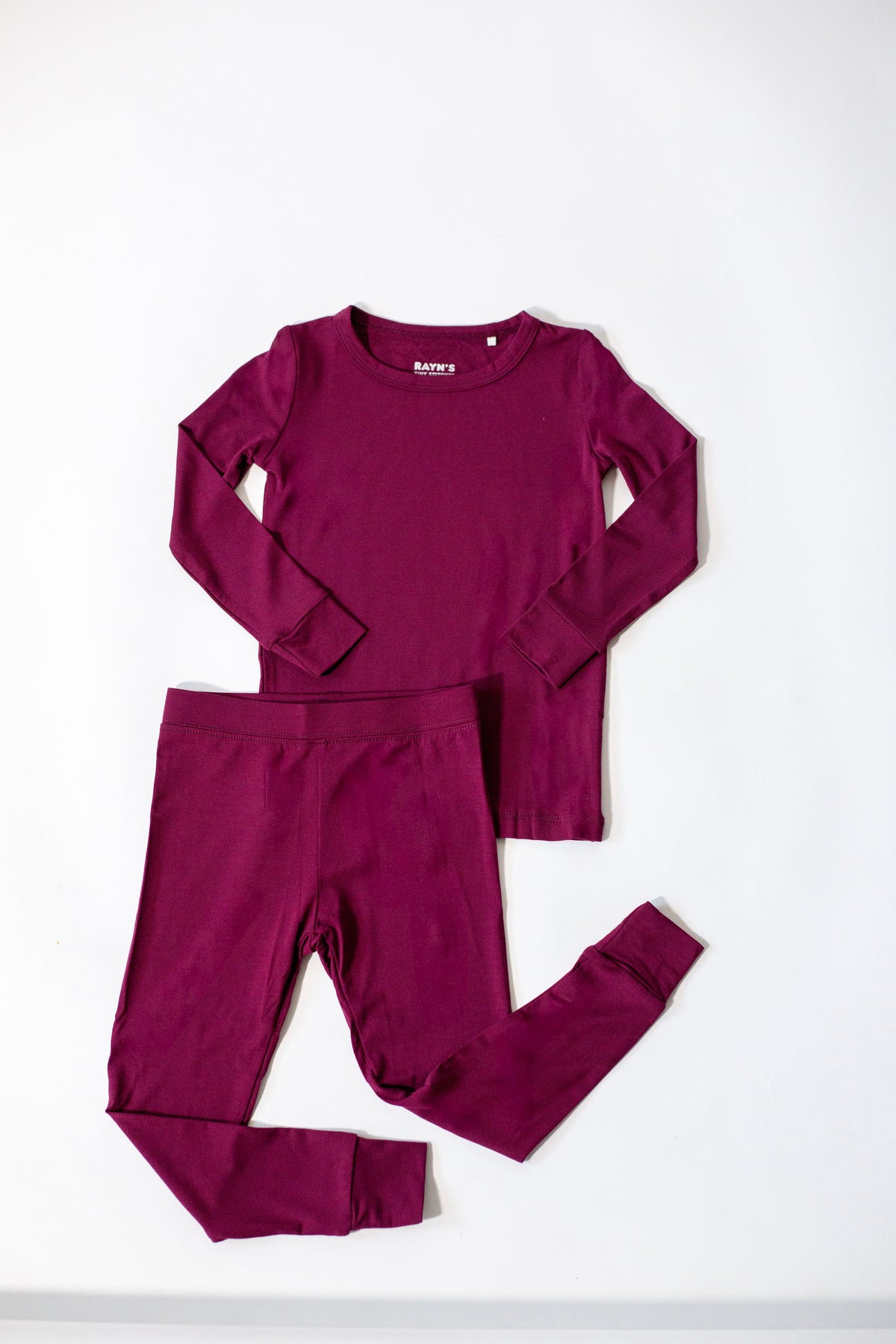 Maroon Bamboo 2-piece Pajamas | Soft & Breathable Sleepwear