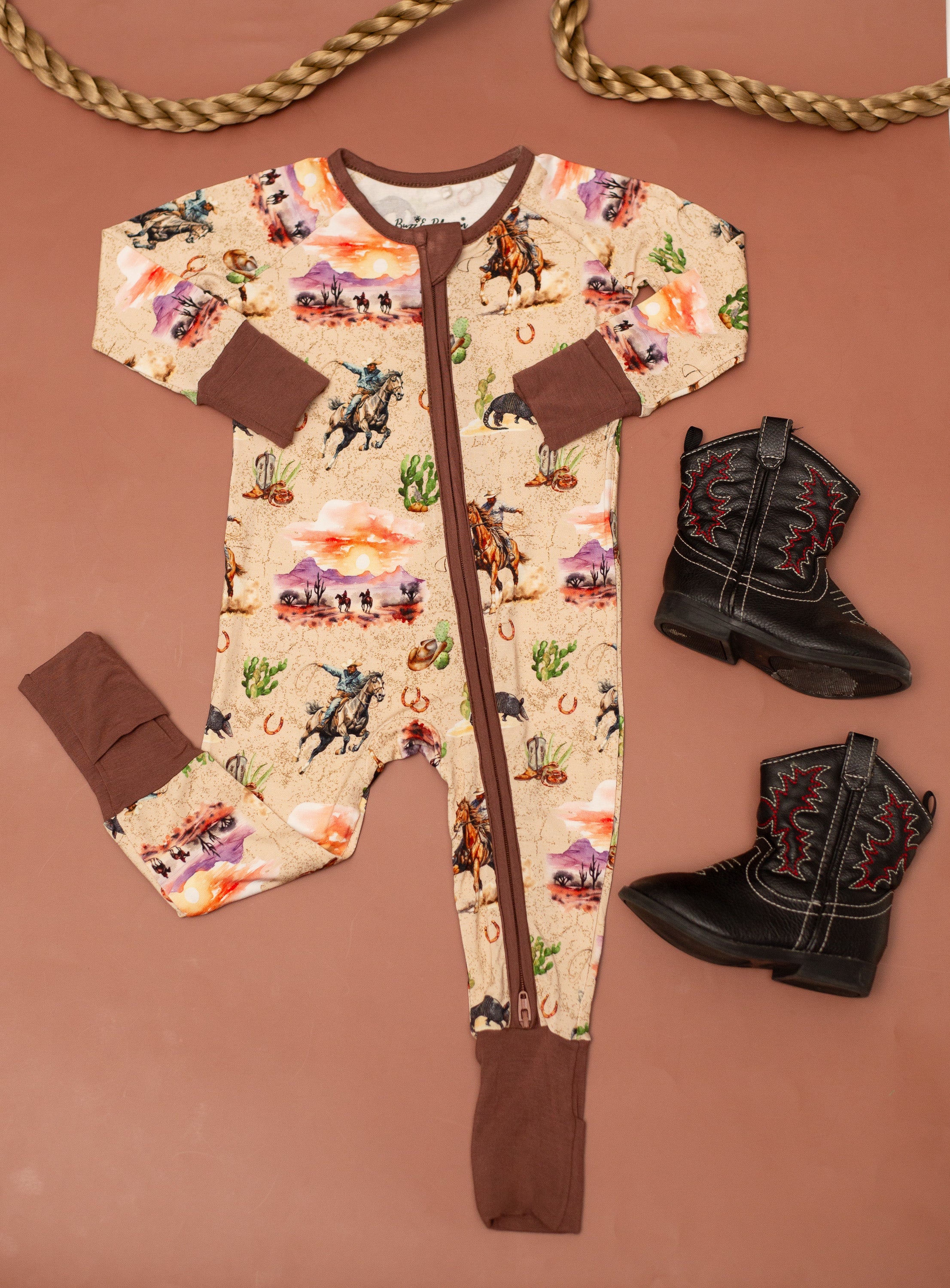 Wild West Convertible Footie