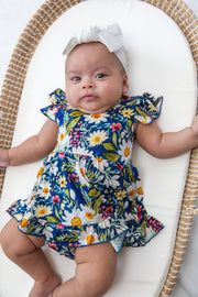 Daisy Blue Bodysuit Twirl