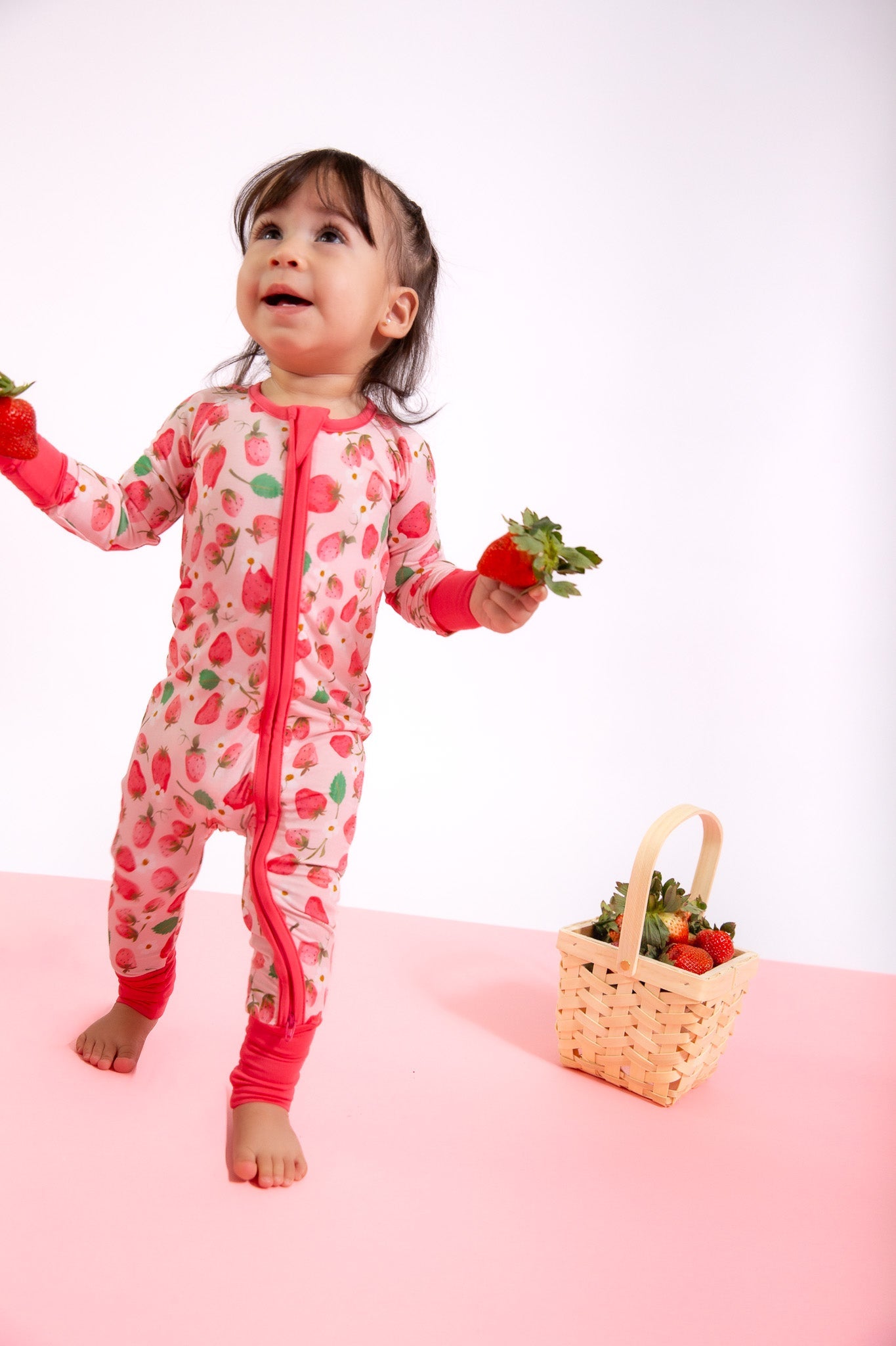 Strawberry Bliss Convertible Footie