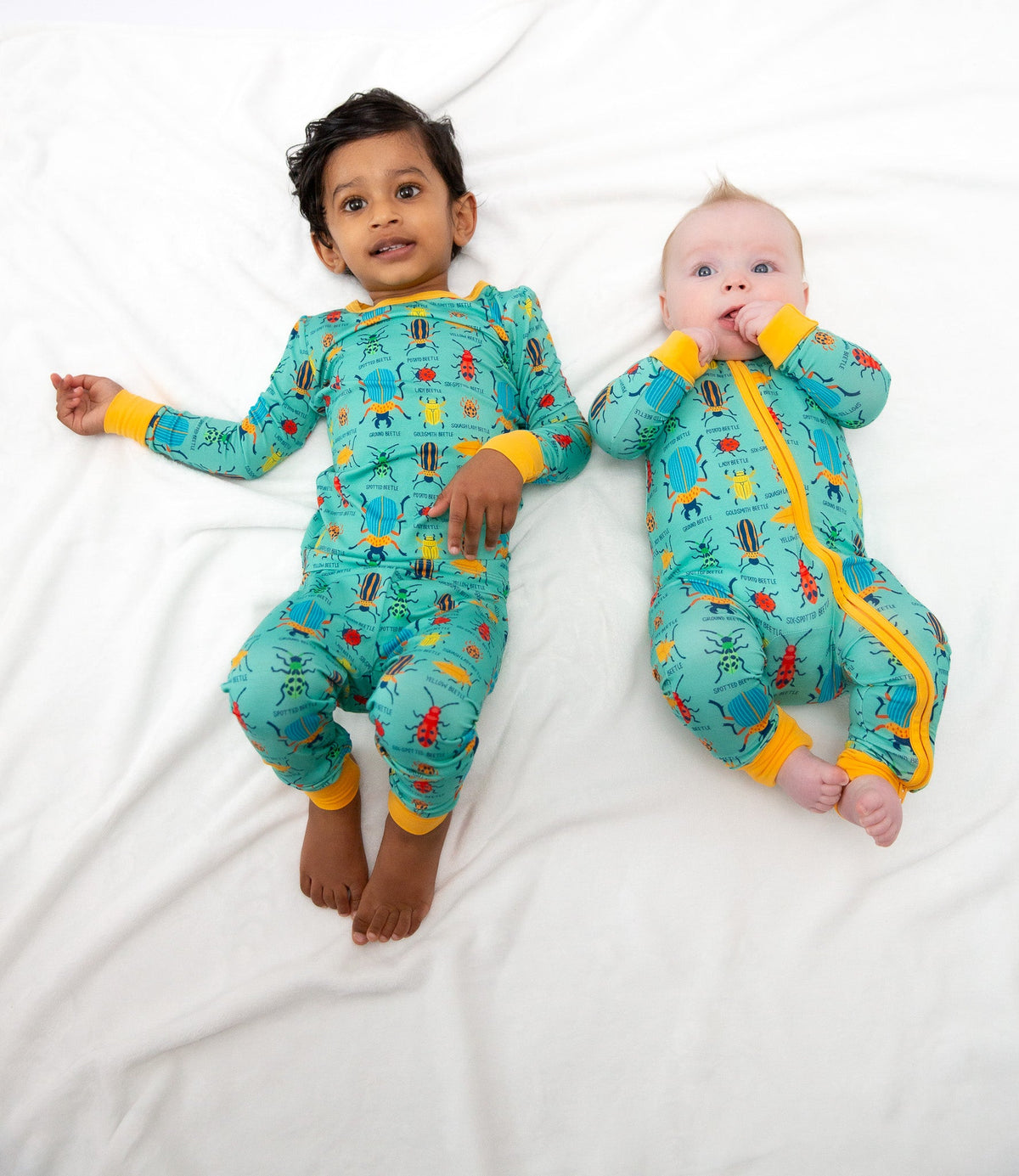 My First Beetle Bonanza™ Bamboo Kids Pajama Set | Butter-soft Long Sleeve Pajamas