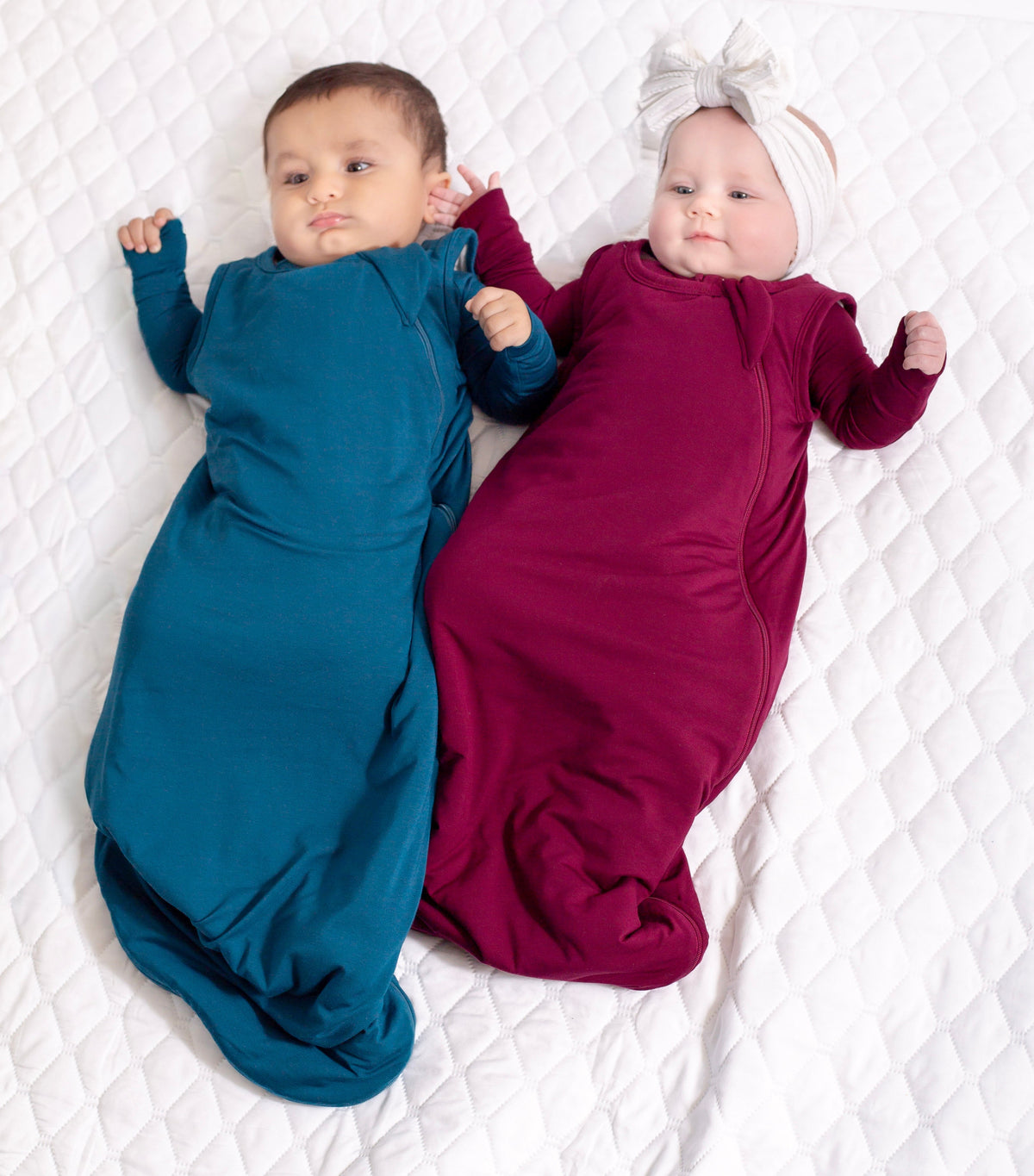 Solid Sleep Sack Bamboo Double Zip Baby Sleep Sack | Wearable Blanket