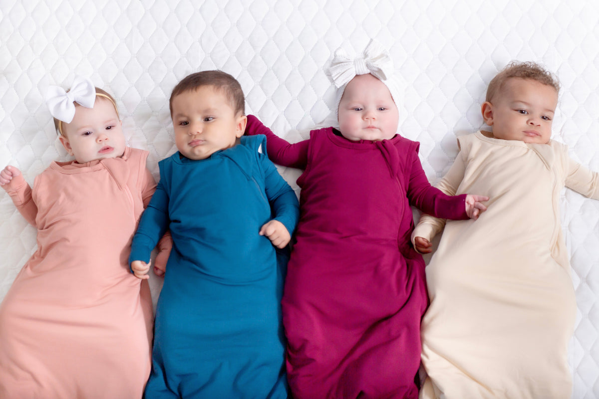 Solid Sleep Sack Bamboo Double Zip Baby Sleep Sack | Wearable Blanket