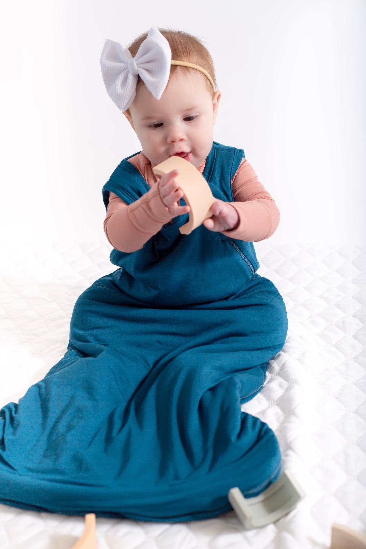 Solid Sleep Sack Bamboo Double Zip Baby Sleep Sack | Wearable Blanket