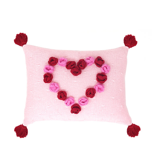 Flower Heart 8 X 11 Pillow