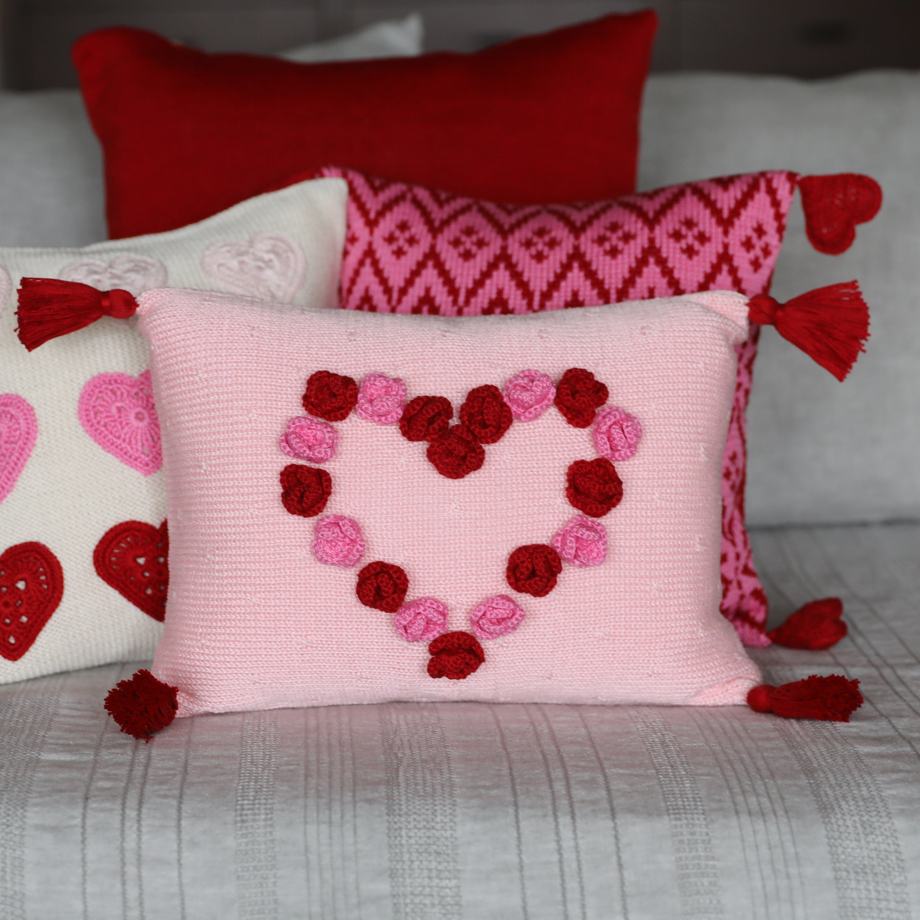 Flower Heart 8 X 11 Pillow