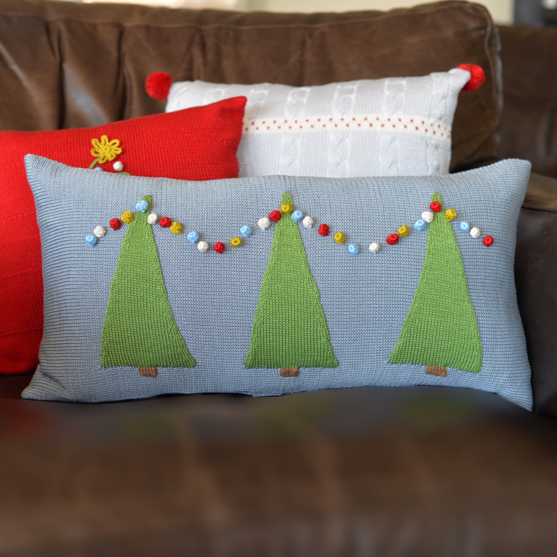 Tree Farm Lumbar Pillow